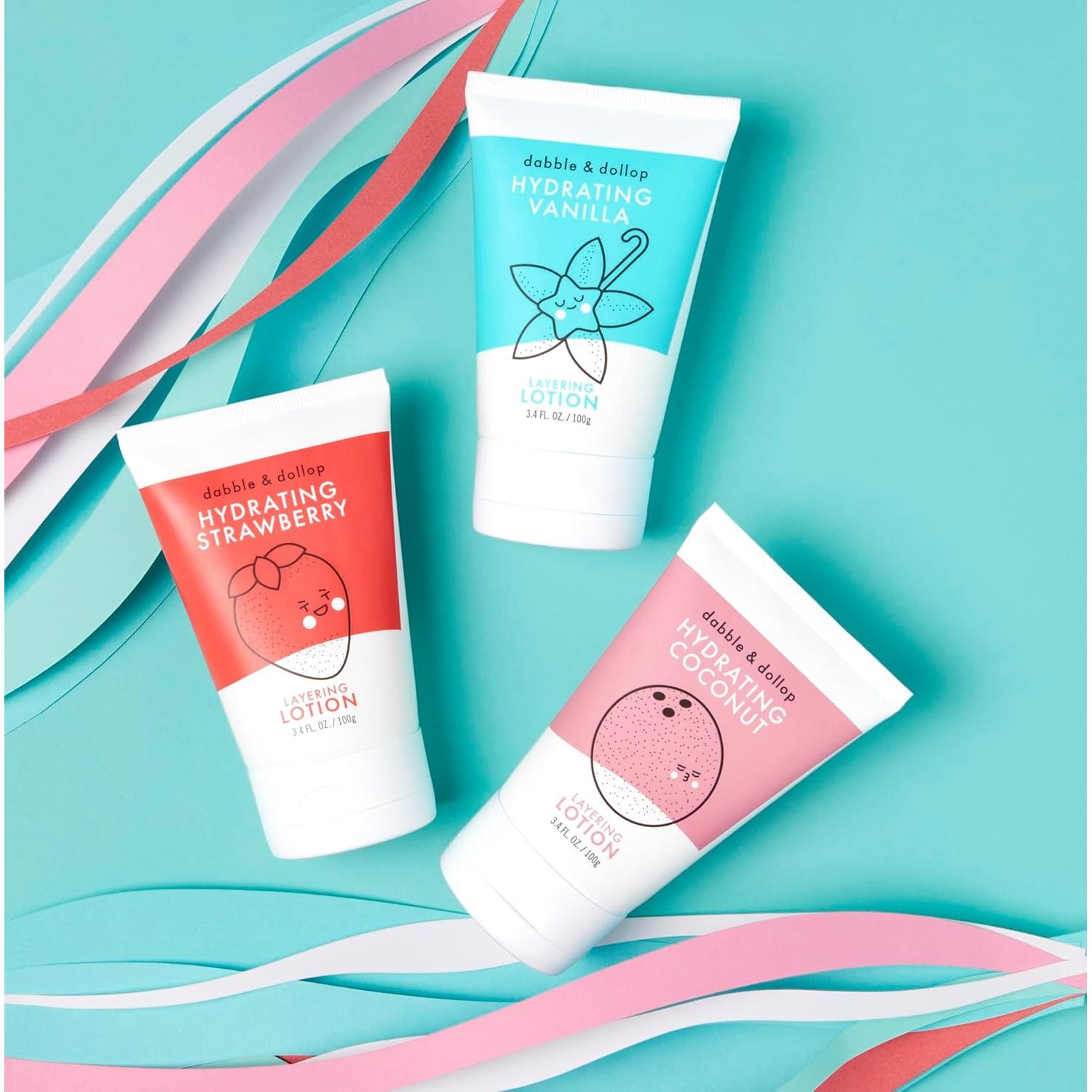 Conjunto de Lociones Hidratantes Dabble & Dollop 3 Piezas