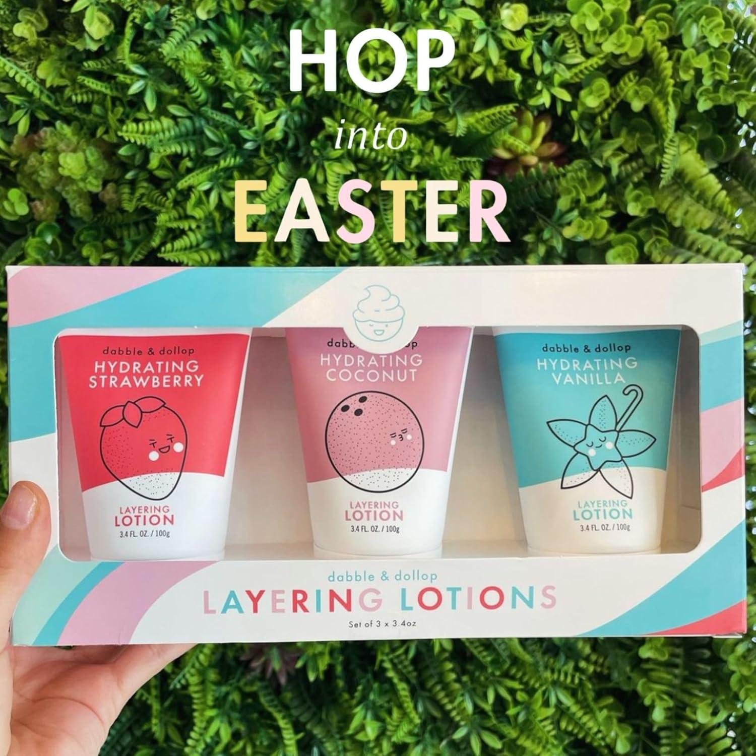 Conjunto de Lociones Hidratantes Dabble & Dollop 3 Piezas
