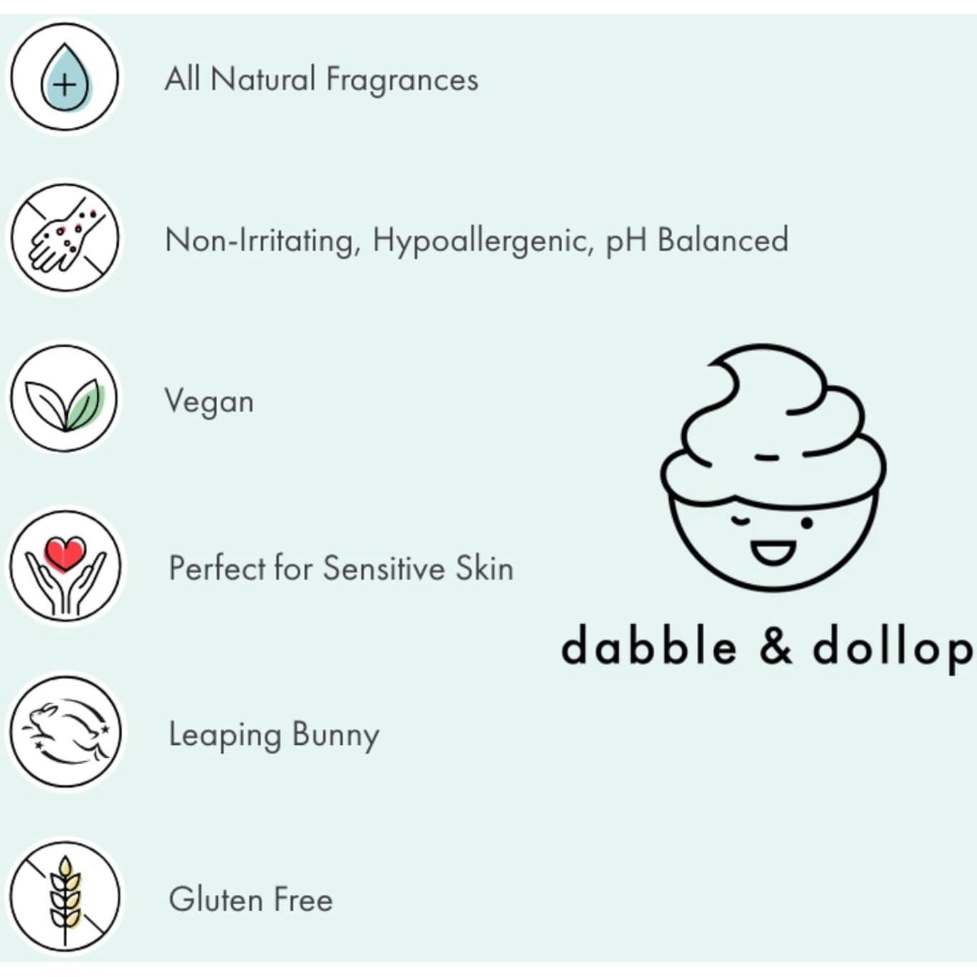 Conjunto de Lociones Hidratantes Dabble & Dollop 3 Piezas