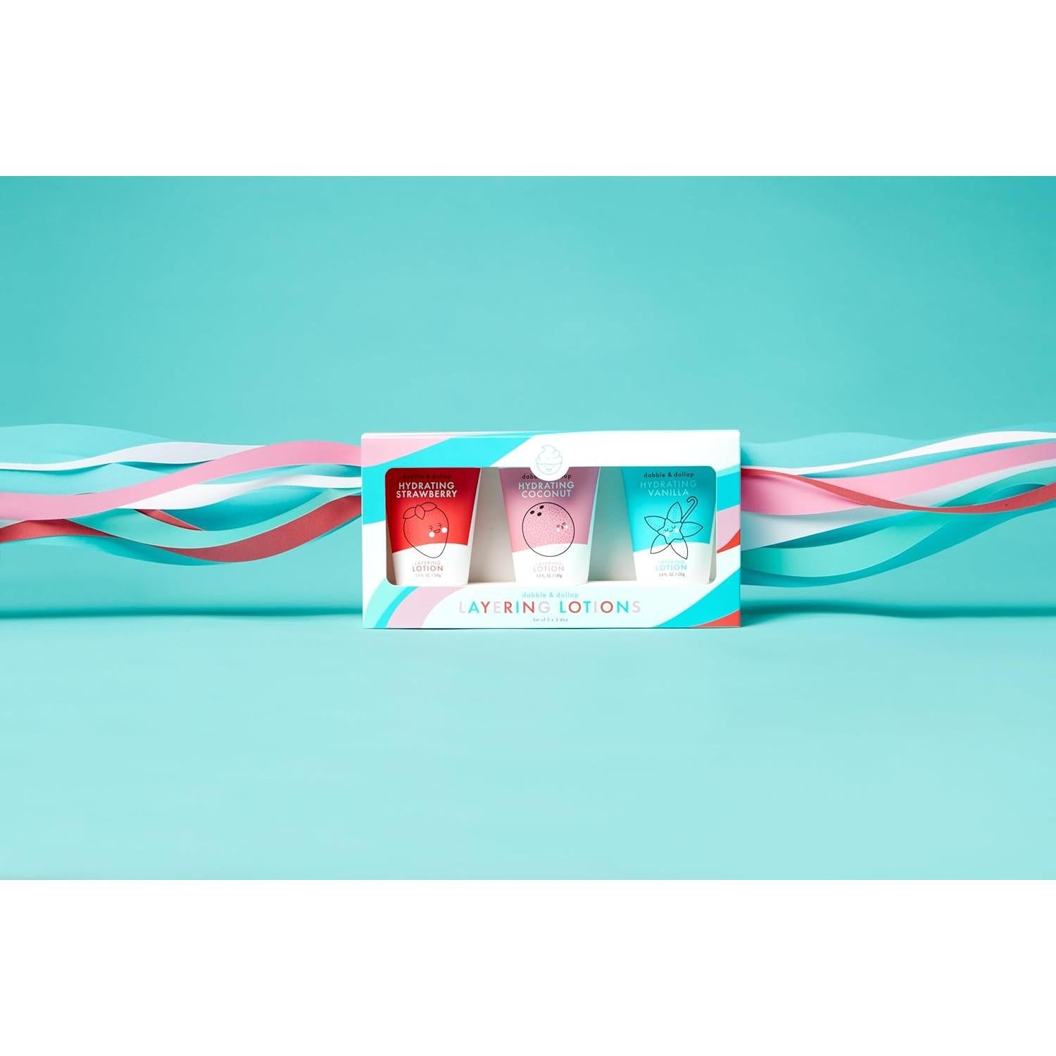 Conjunto de Lociones Hidratantes Dabble & Dollop 3 Piezas