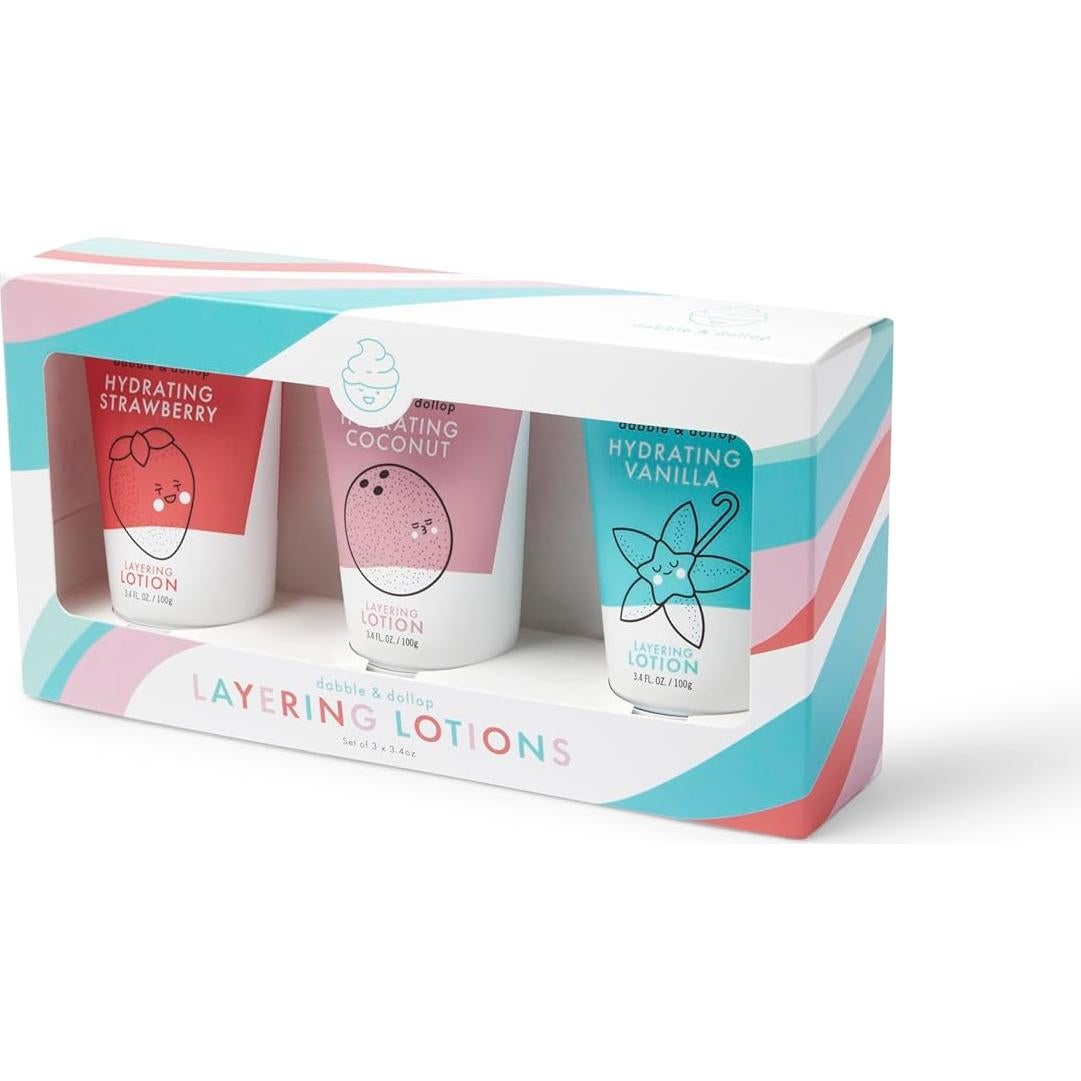 Conjunto de Lociones Hidratantes Dabble & Dollop 3 Piezas