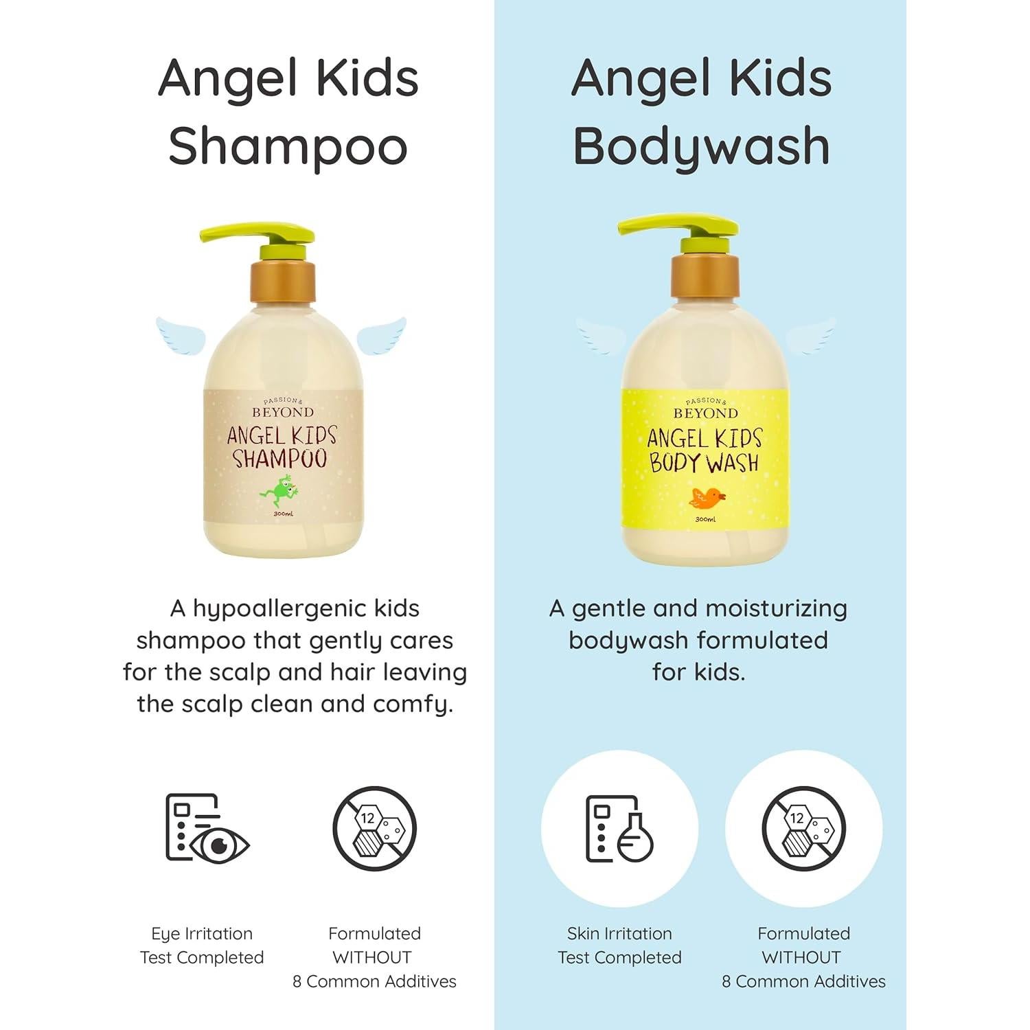 Set de Baño Vegano para Bebé BEYOND Angel Kids 760ml