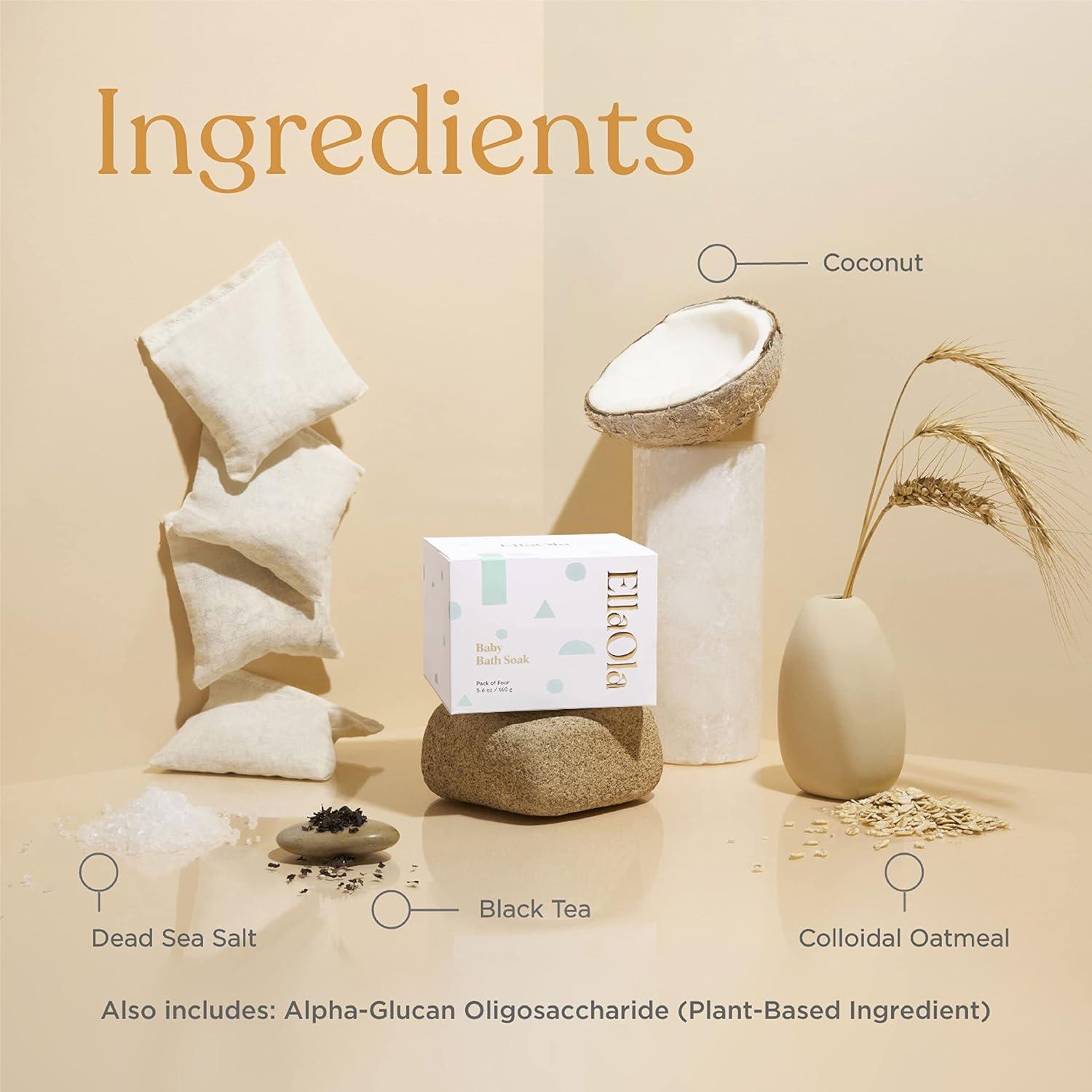 Infusión de Baño de Avena Orgánica EllaOla - 4 Paquetes