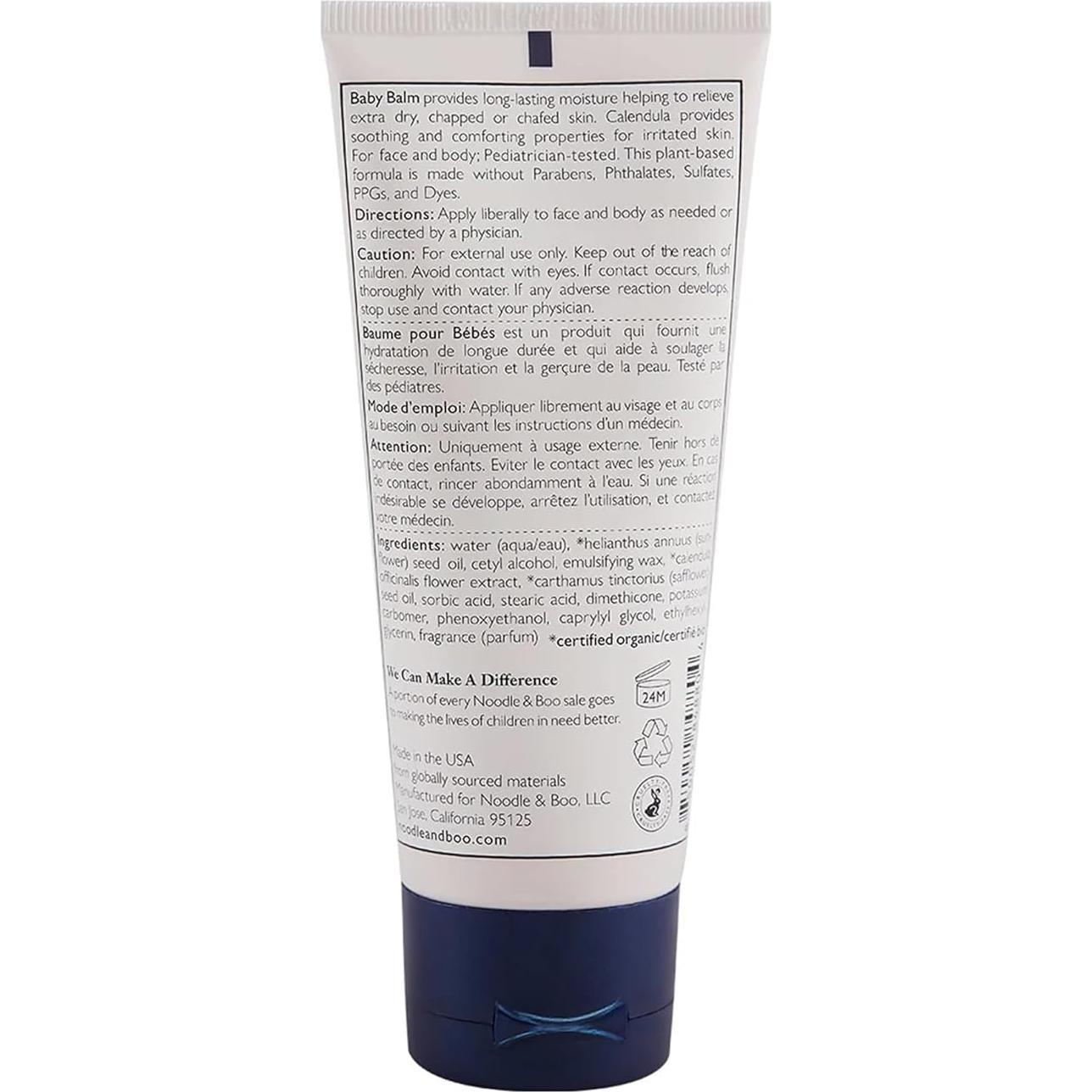 Bálsamo Hipoalergénico Noodle & Boo 96g para Bebés