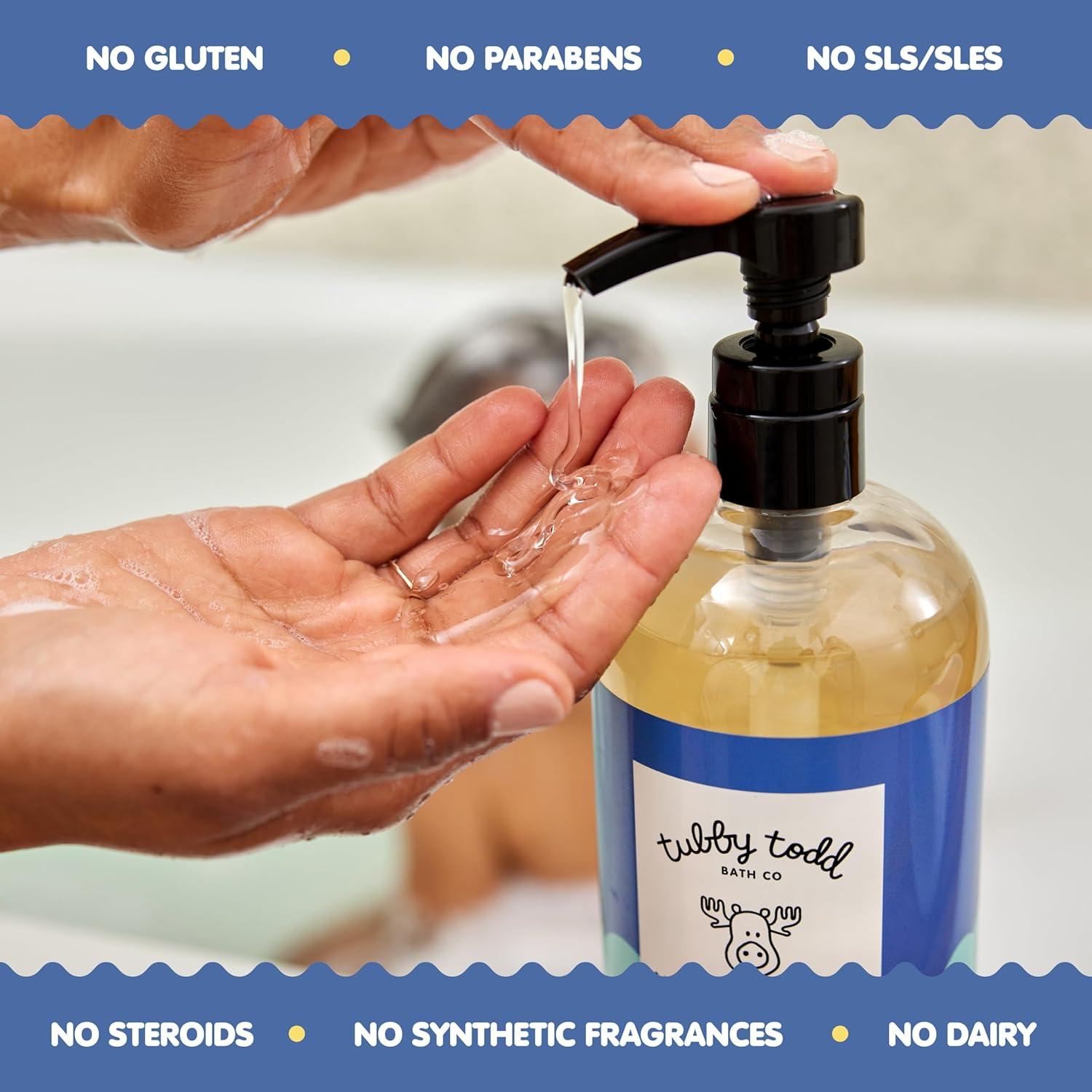 Set de Regalo Tubby Todd para Baño de Bebé - Jabón 240ml, Ungüento 100ml