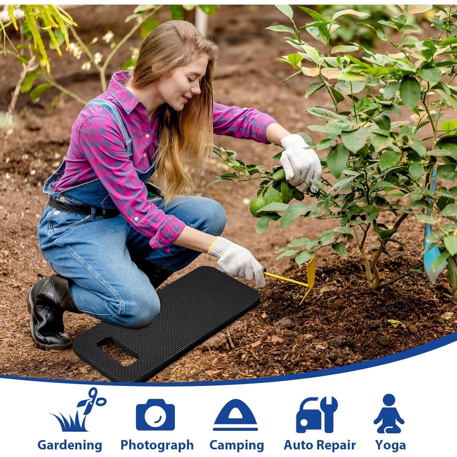 20 Almohadillas de Rodillas de Jardín Riakrum 39x17cm Impermeables