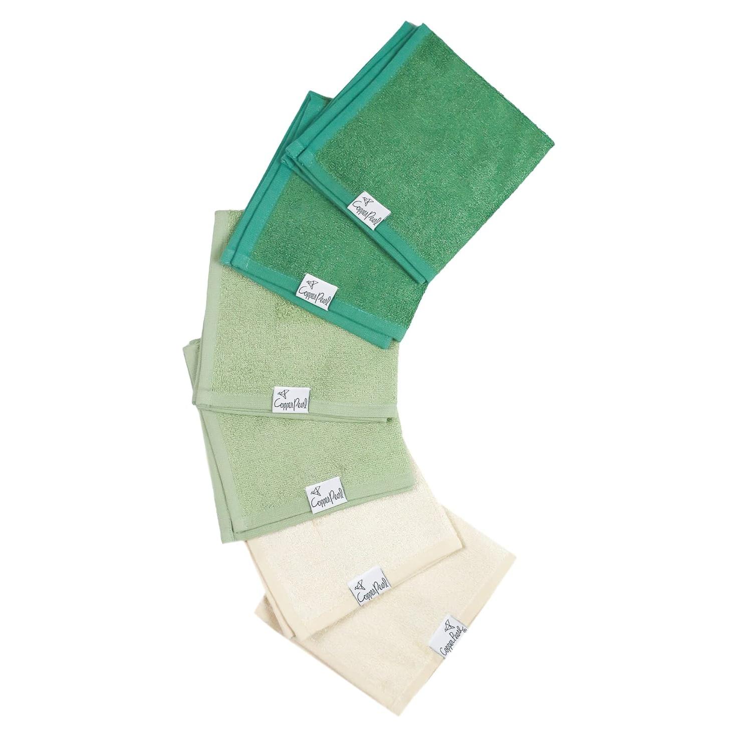 Toallitas de Baño Copper Pearl Ultra Suaves 28x28 cm Haven