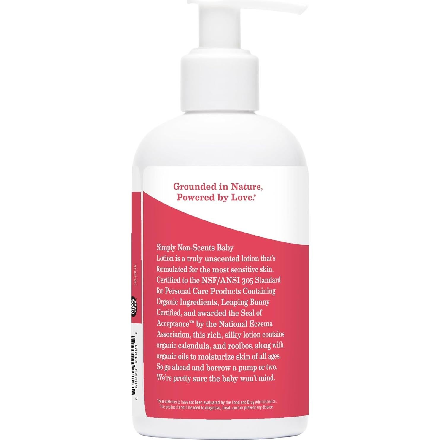 Loción Hidratante Sin Fragancia Earth Mama 236ml Piel Sensible