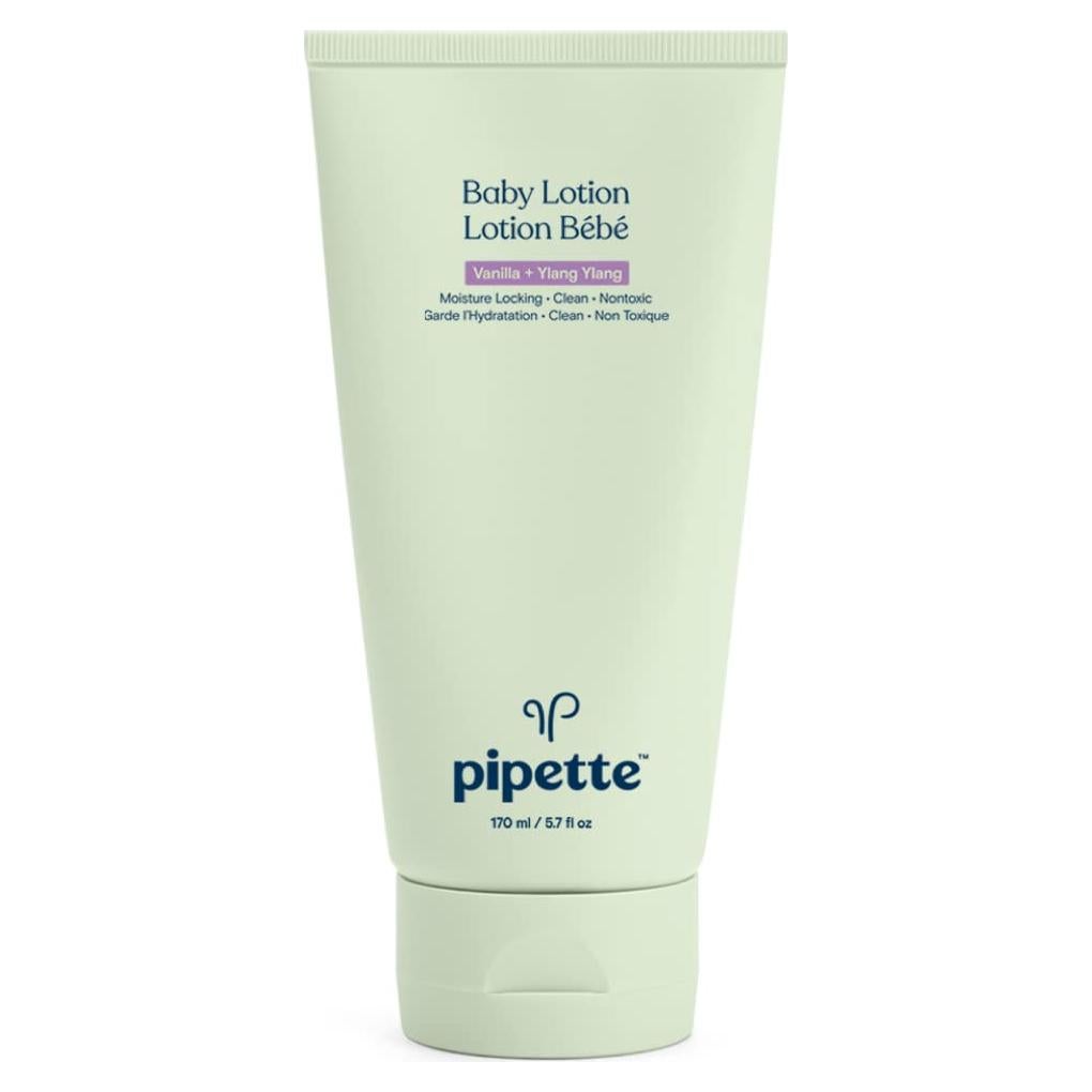 Loción para Bebés Pipette 168.5 ml Vainilla y Ylang Ylang