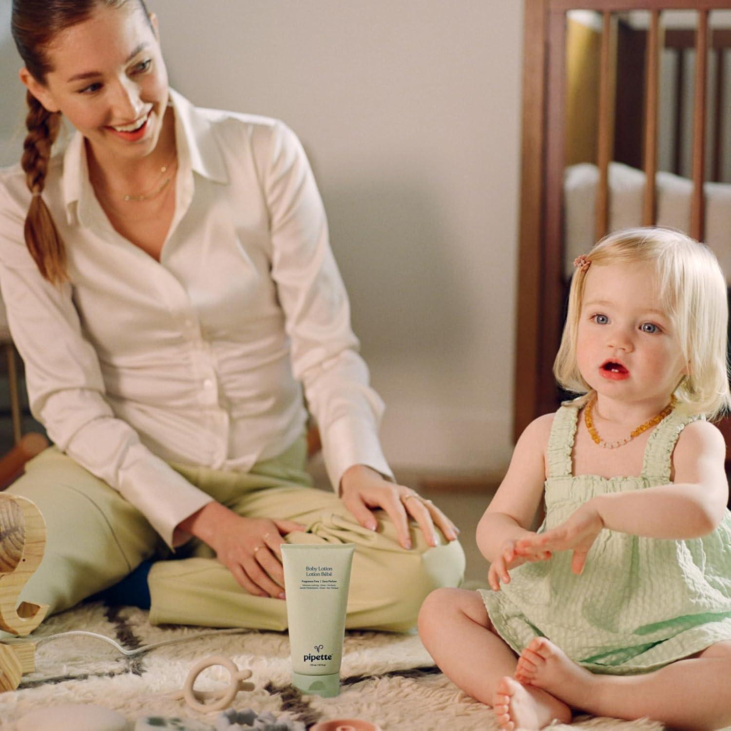 Loción para Bebés Pipette 168.5 ml Vainilla y Ylang Ylang