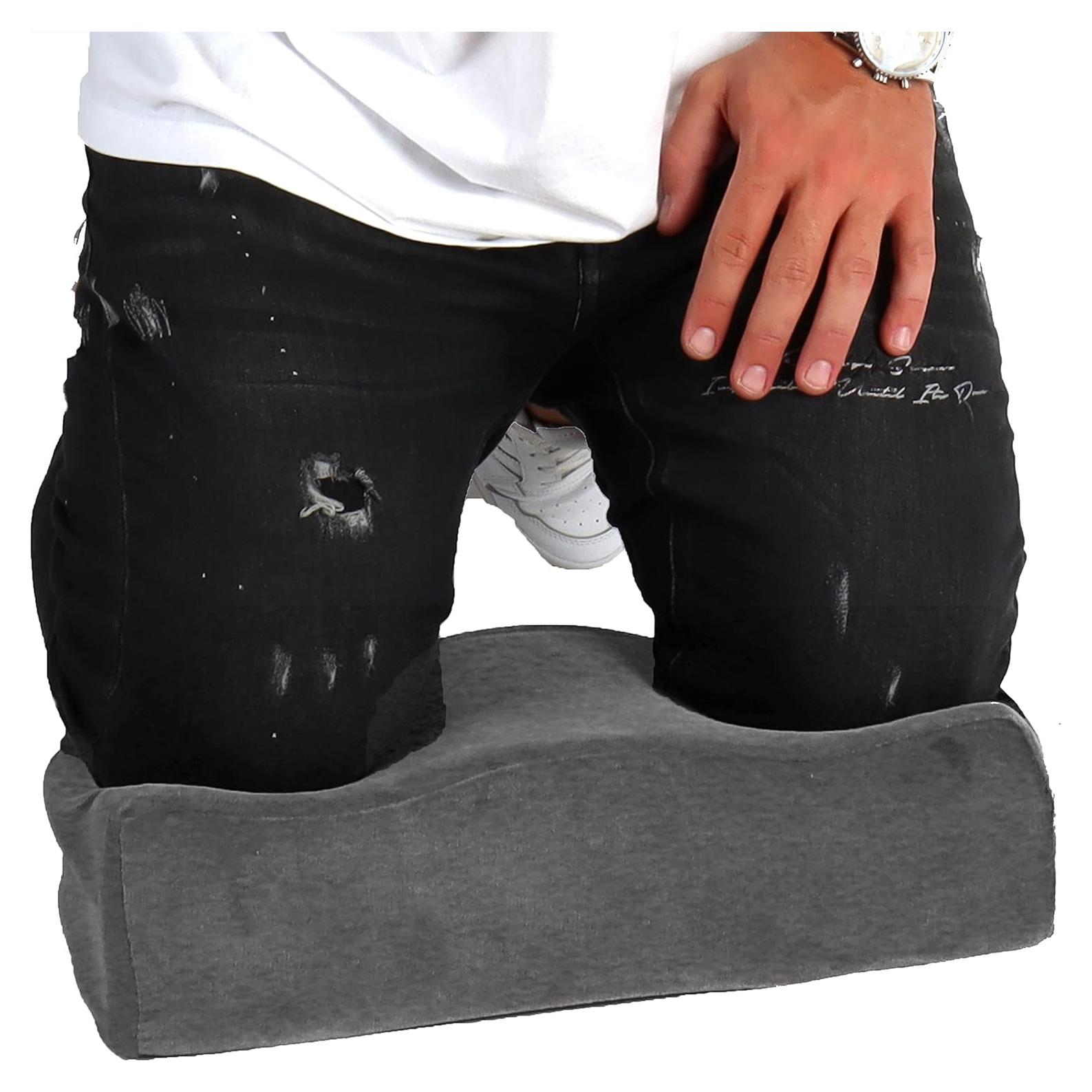 Almohadilla de Rodillas Espuma de Memoria SHINY-V 10.9 cm Gris