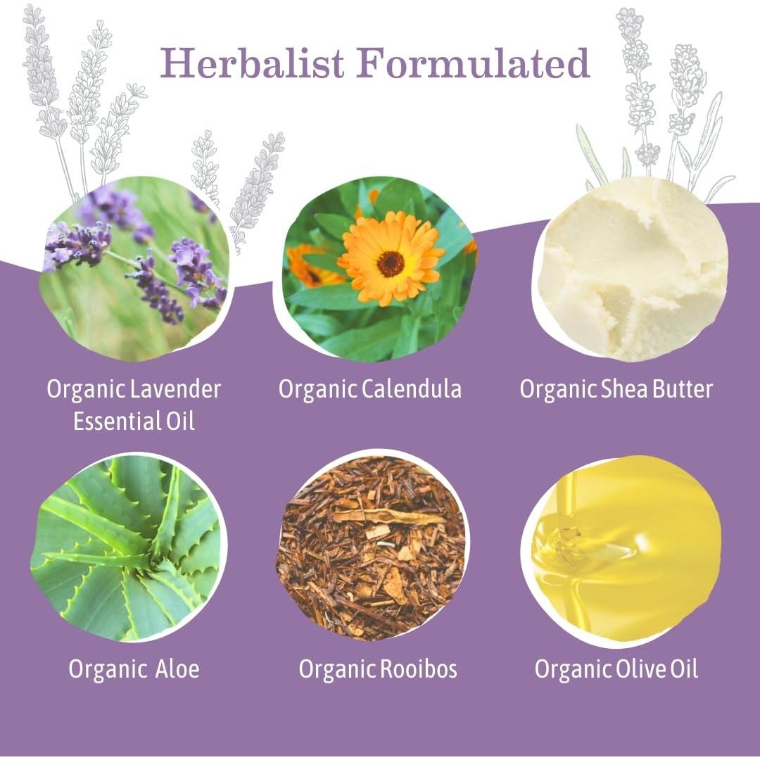 Loción Calmante para Bebés de Lavanda Earth Mama 236 ml