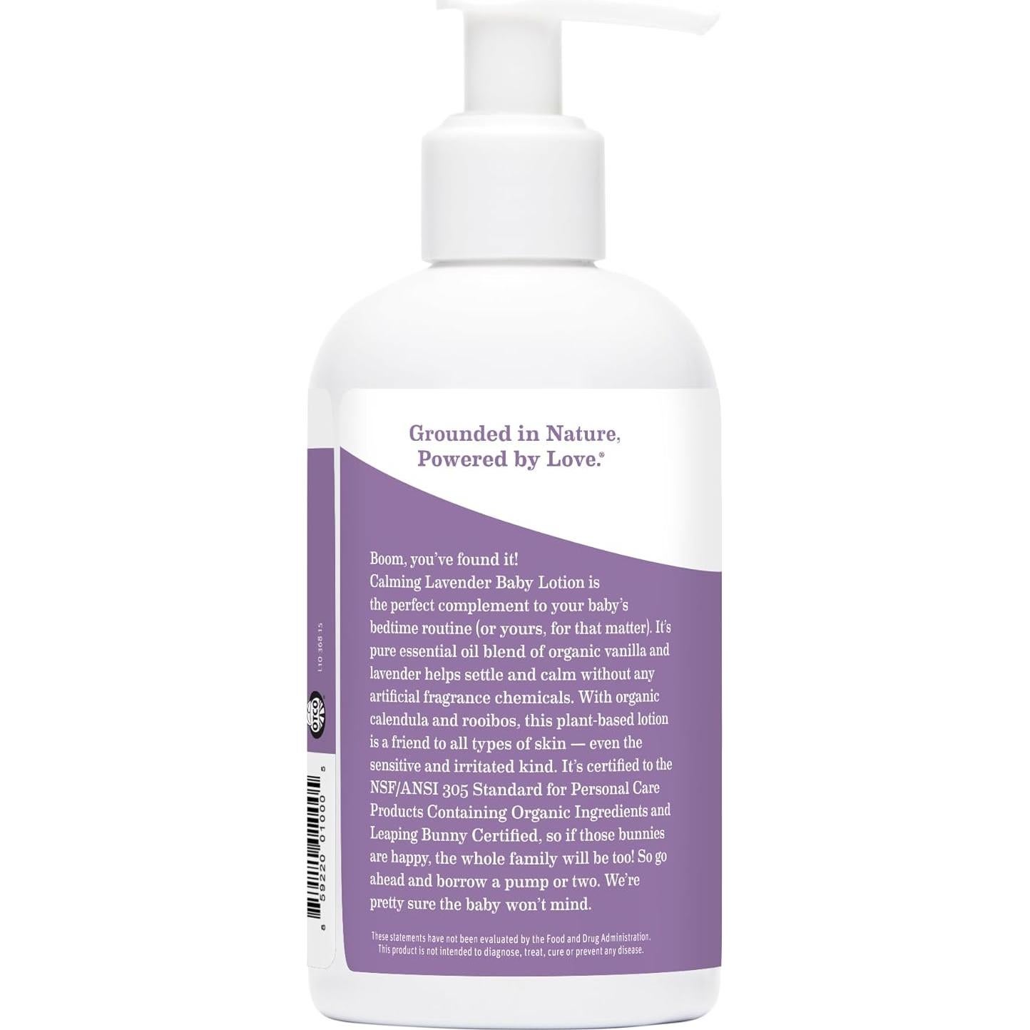 Loción Calmante para Bebés de Lavanda Earth Mama 236 ml