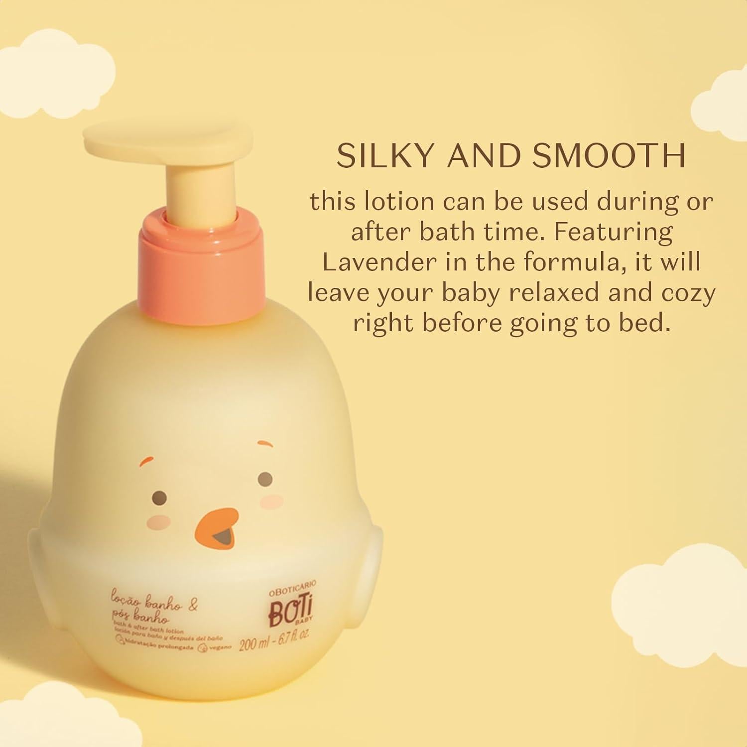 Loción Hidratante Boti Baby O Boticário 150g para Bebés