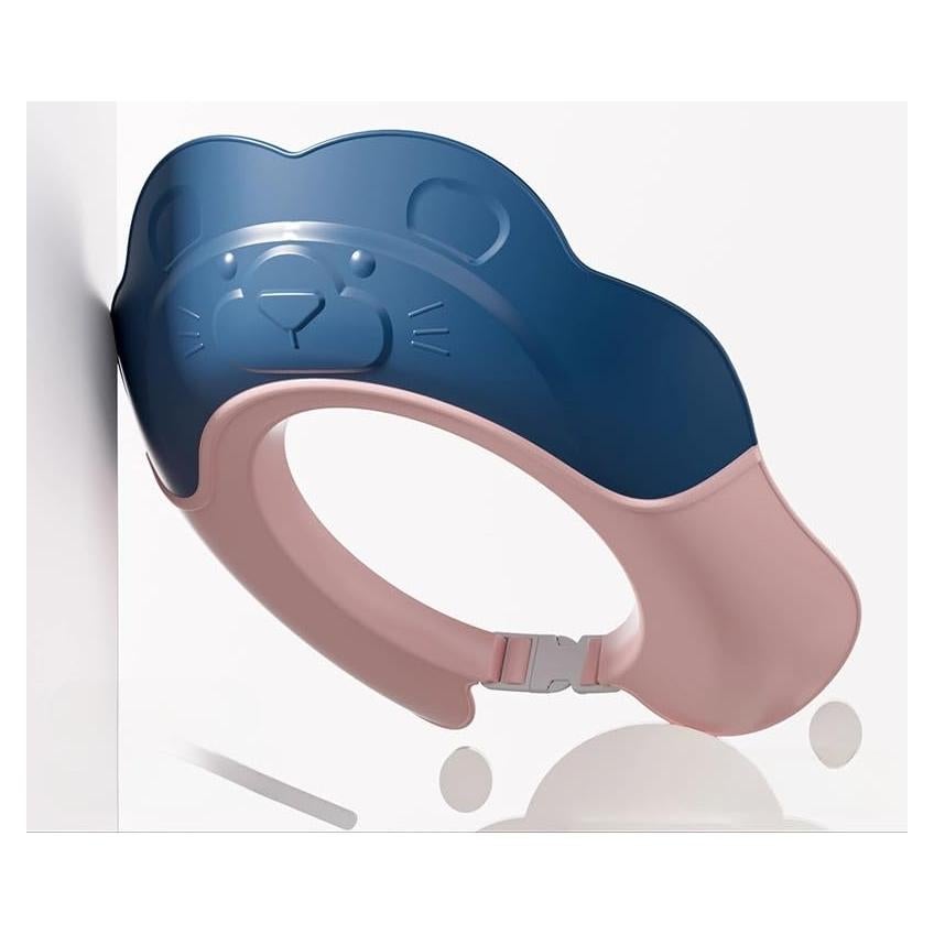 Gorro de ducha para bebés YGYW - Visera impermeable azul