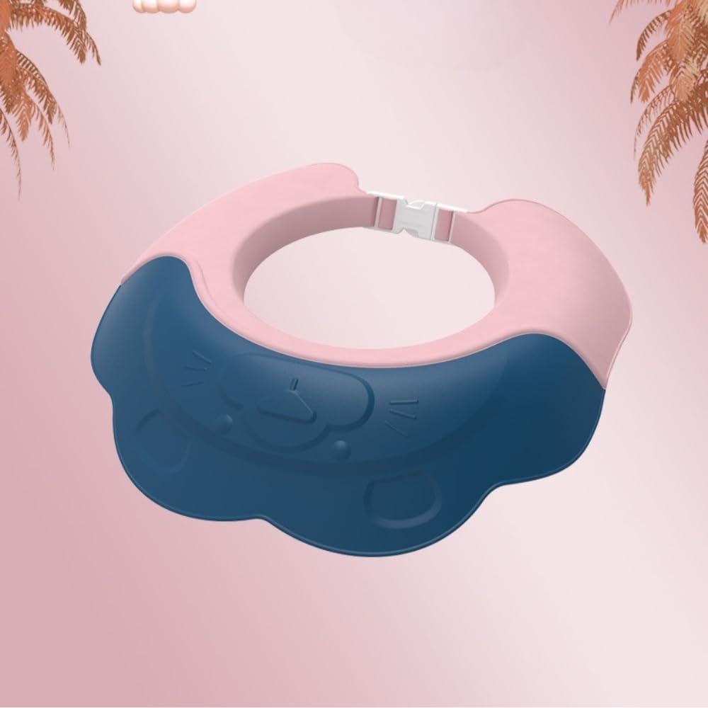 Gorro de ducha para bebés YGYW - Visera impermeable azul