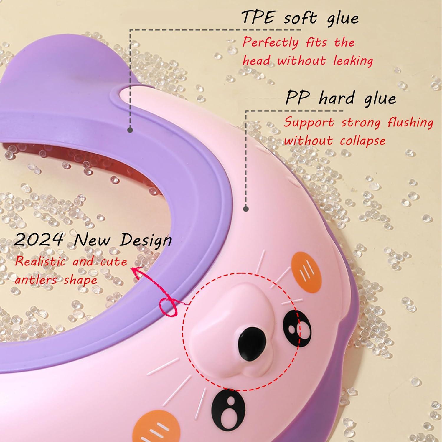 Visera de Ducha León Marino Rosa - Protección Ojos 0-9 Años
