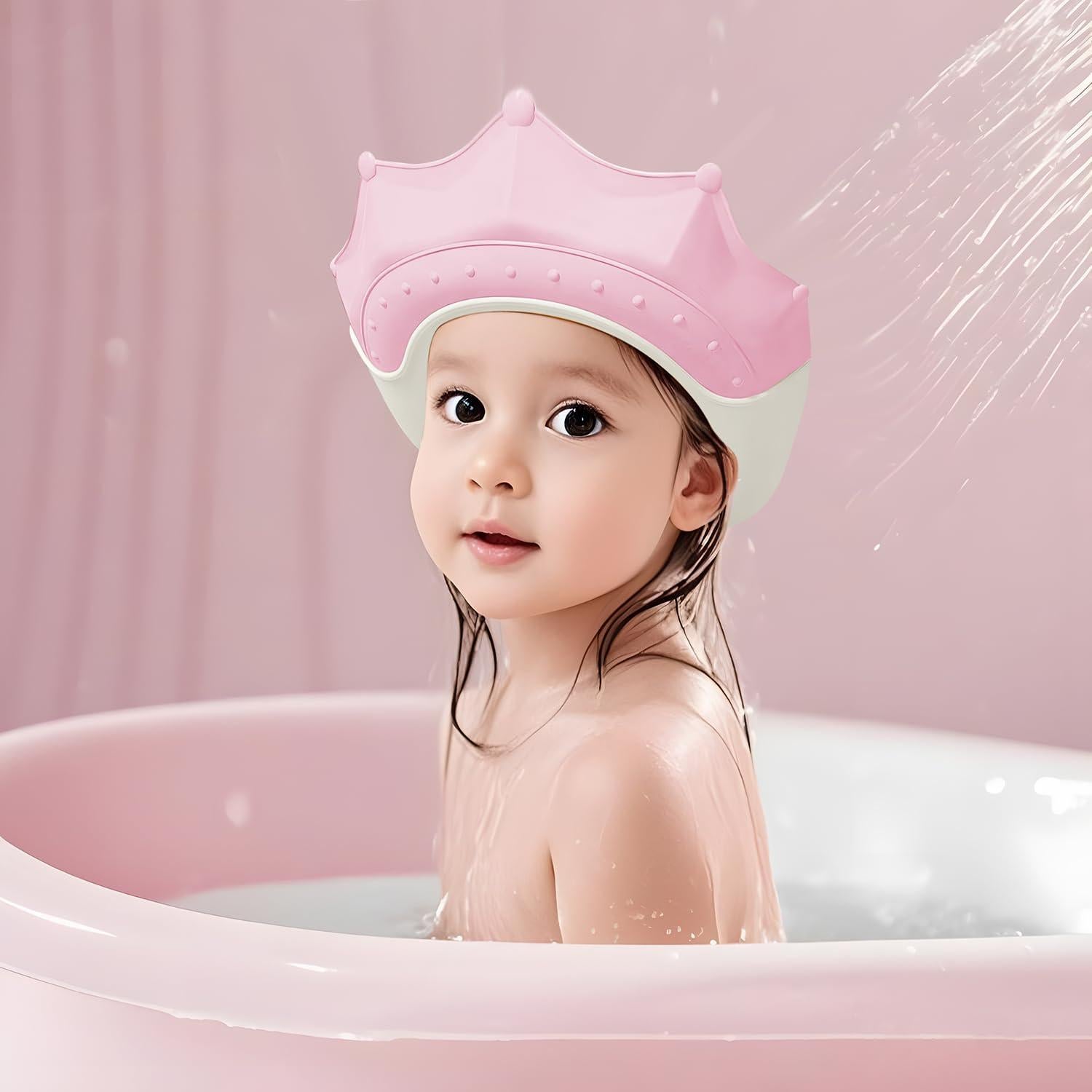 Gorro de Ducha para Bebés PandaEar - 2 Pack Silicona Ajustable