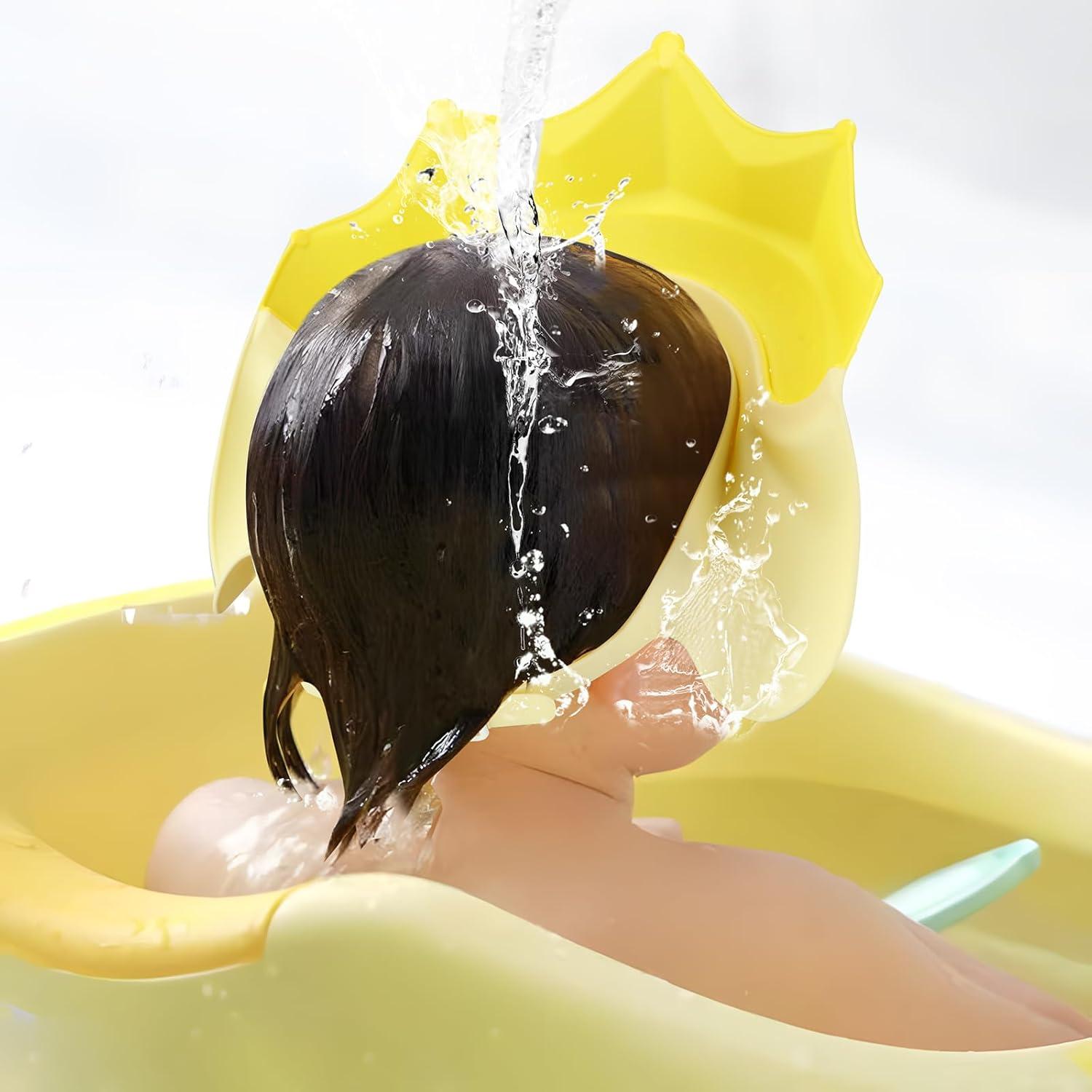 Gorro de Ducha para Bebés PandaEar - 2 Pack Silicona Ajustable