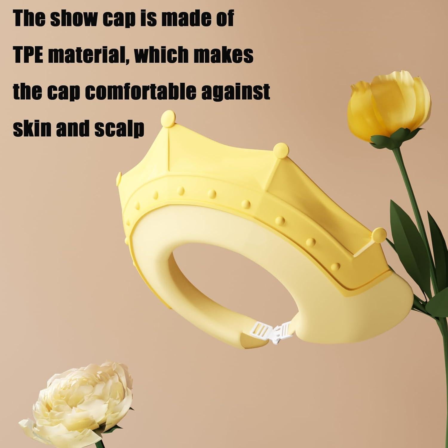 Gorro de Ducha para Bebés PandaEar - 2 Pack Silicona Ajustable