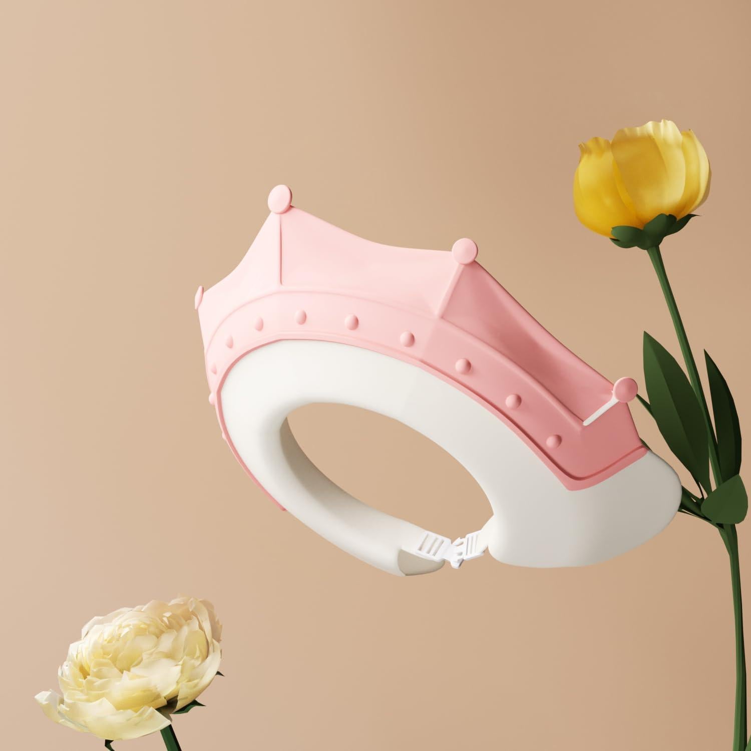 Gorro de Ducha para Bebés PandaEar - 2 Pack Silicona Ajustable