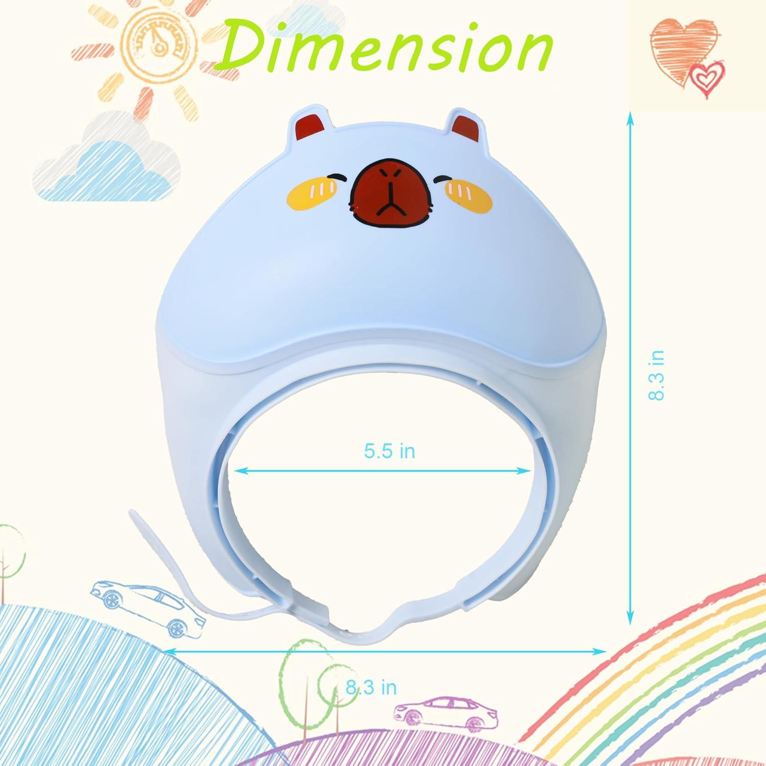 Gorro de Ducha para Bebé TinyGuardian Azul Ajustable