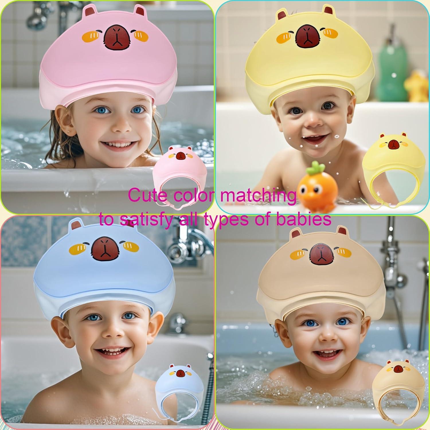 Gorro de Ducha para Bebé TinyGuardian Azul Ajustable