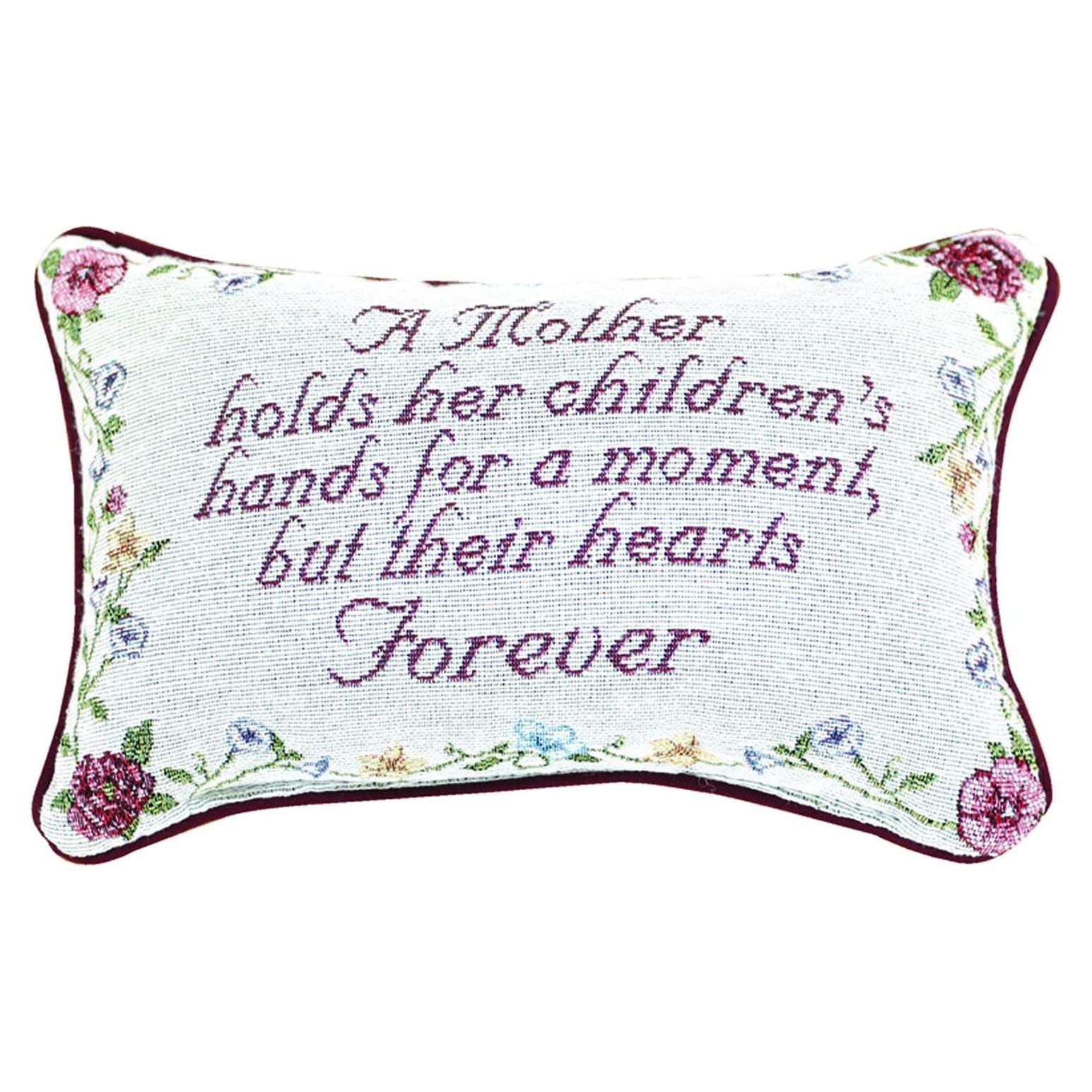 Almohada decorativa bordada Manual Woodworkers 31.75x20.32cm