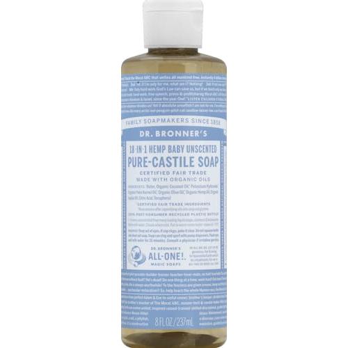 Jabón Líquido de Castilla para Bebés Dr. Bronner's 236 ml