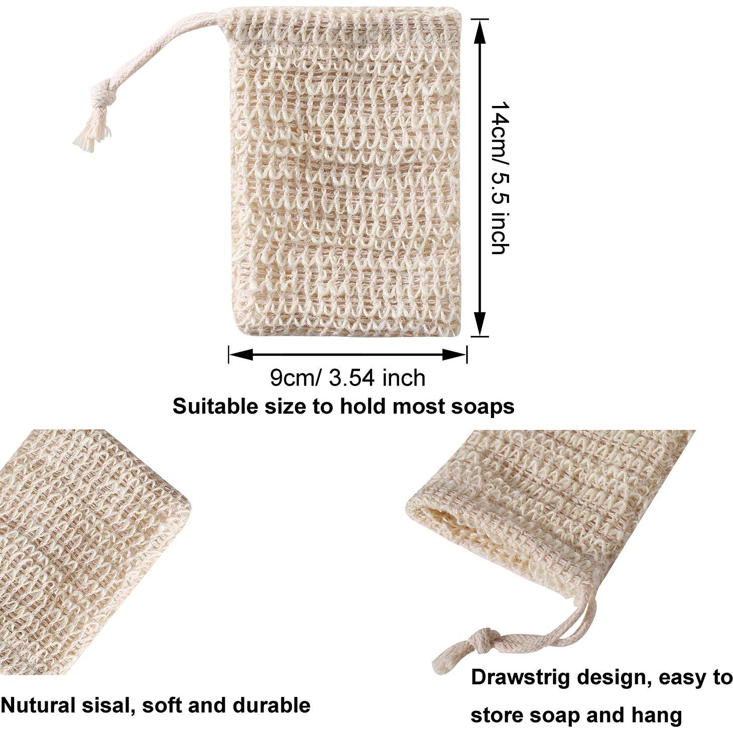 Paquete de 40 bolsas de jabón exfoliante natural Trounistro