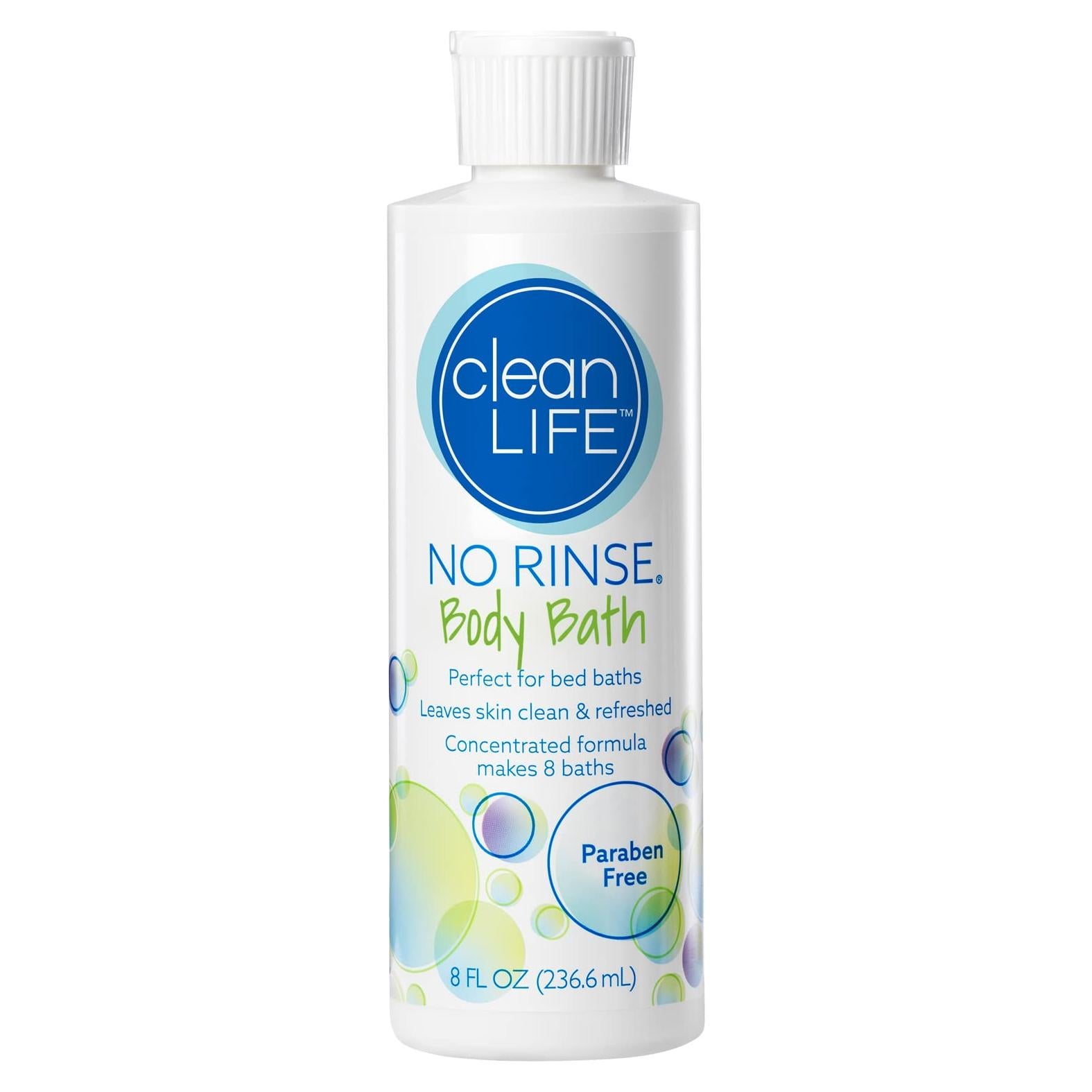 Baño Corporal Sin Enjuague CleanLife 236 ml - 8 Baños Completos