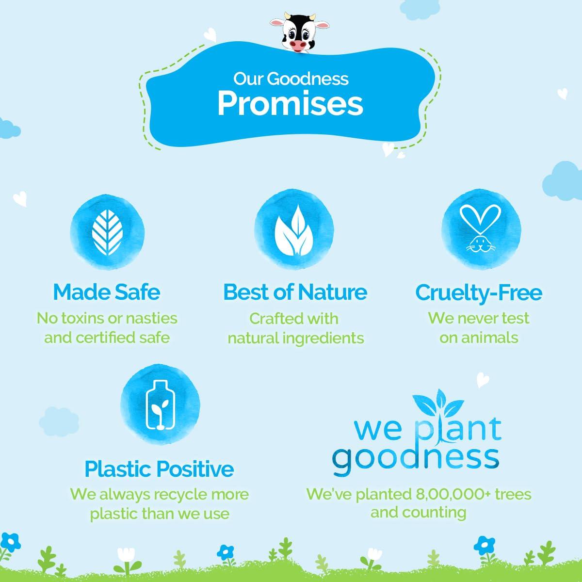 Jabón de Baño Suave Mamaearth con Leche y Avena 150g