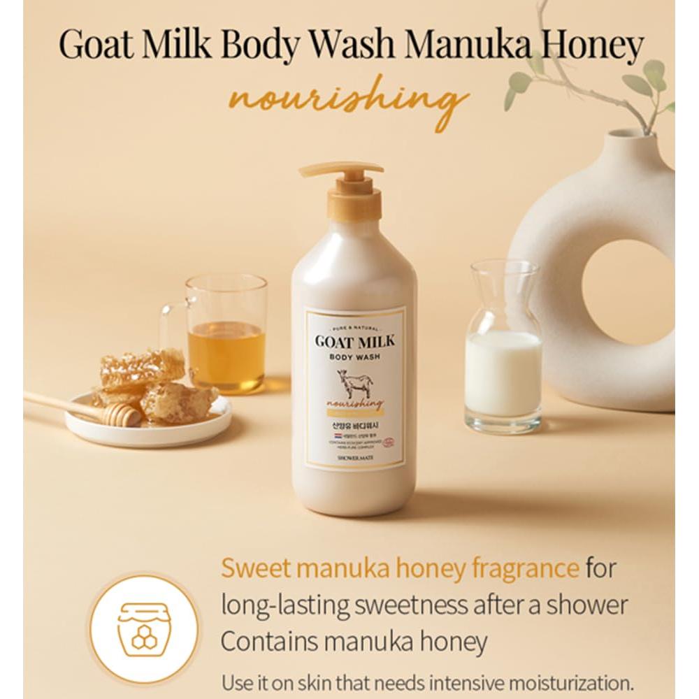 Jabón Corporal Leche de Cabra Miel de Manuka 800 ml Aekyung