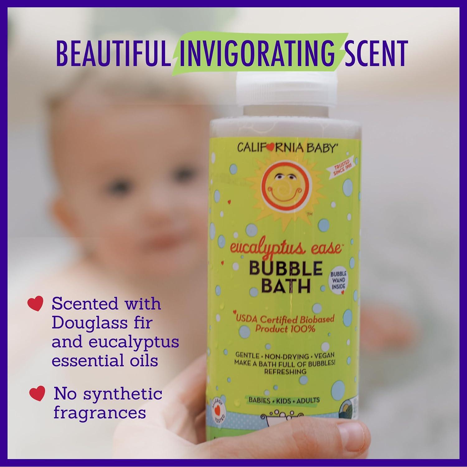 Baño de Burbujas Eucalipto California Baby 384 mL - 100% Plantas