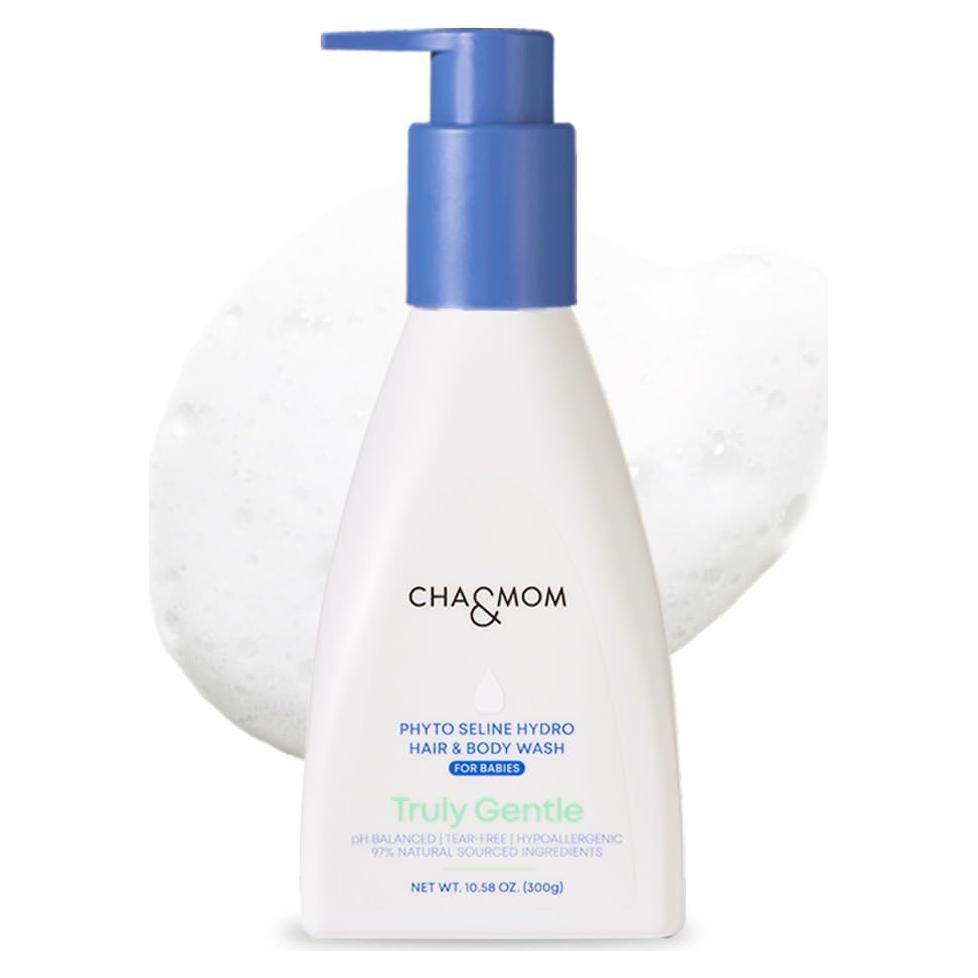 Jabón para Bebés Cha&Mom 300ml - Hipoalergénico y Natural