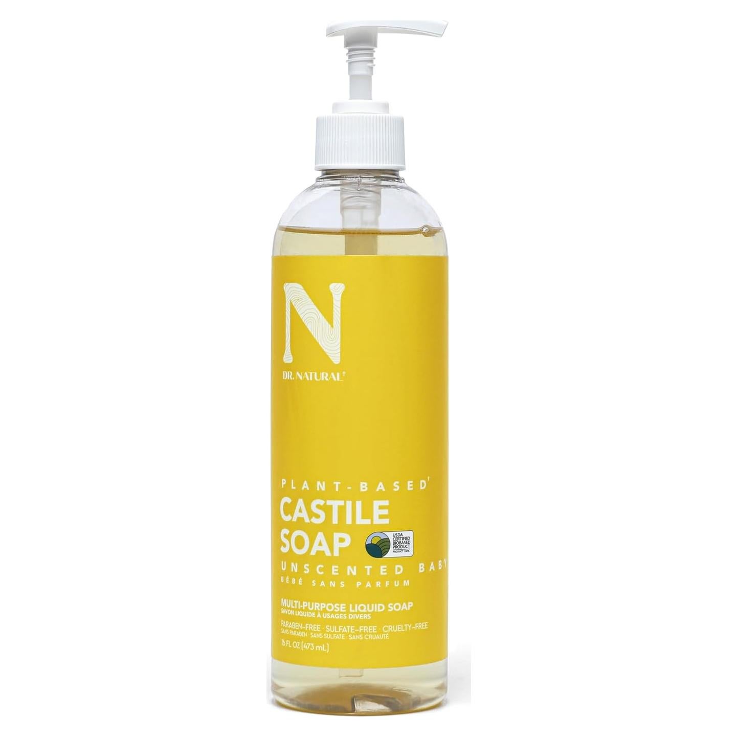 Jabón Líquido Multiusos Dr. Natural 473 ml - Sin Fragancia