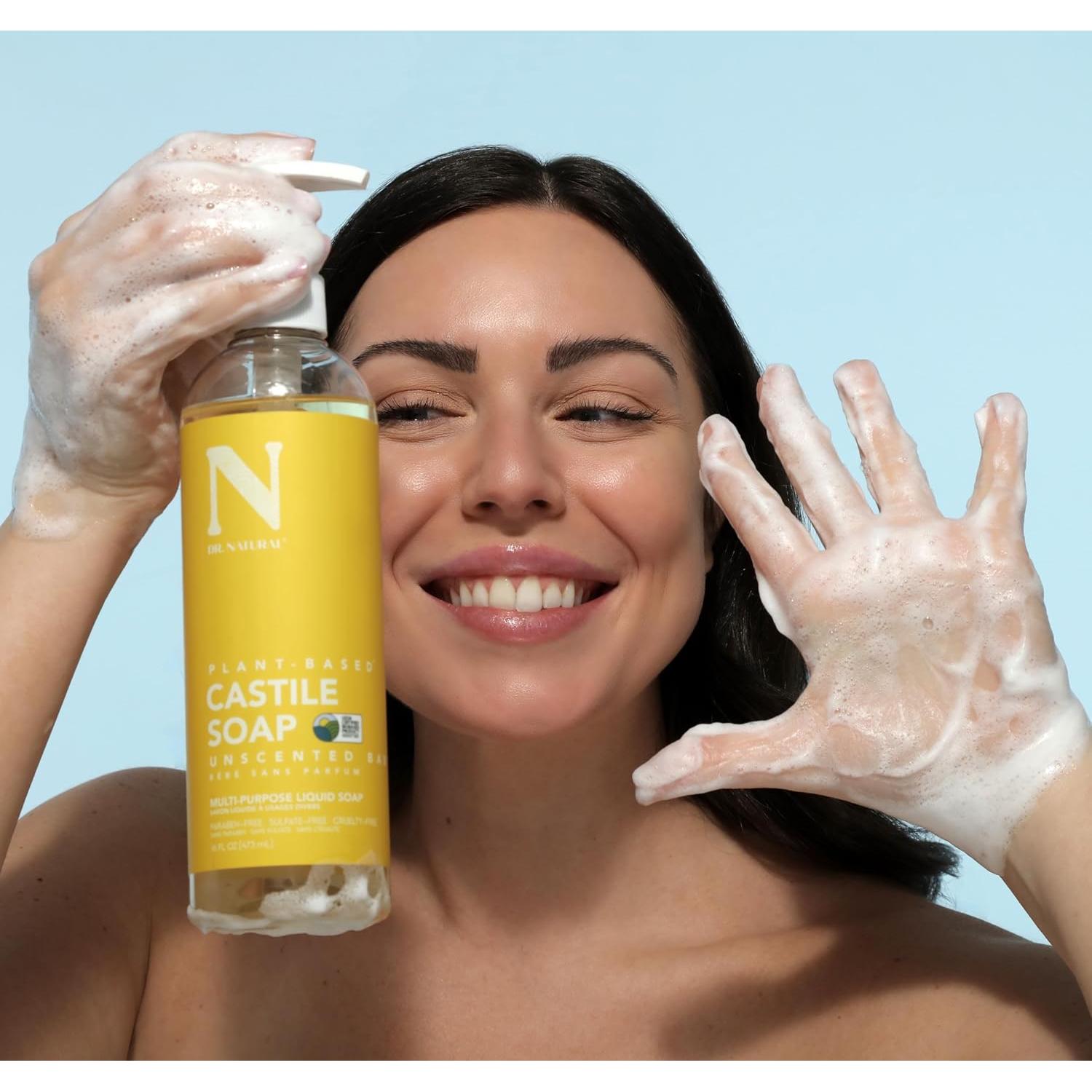 Jabón Líquido Multiusos Dr. Natural 473 ml - Sin Fragancia