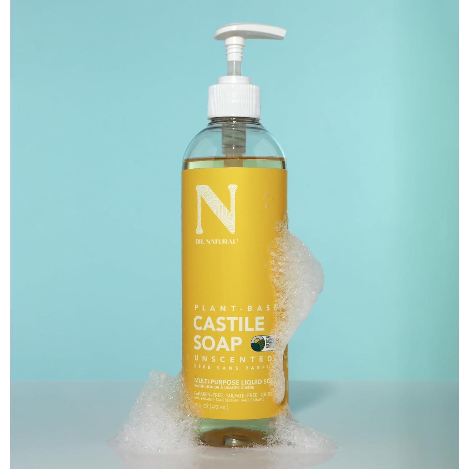 Jabón Líquido Multiusos Dr. Natural 473 ml - Sin Fragancia