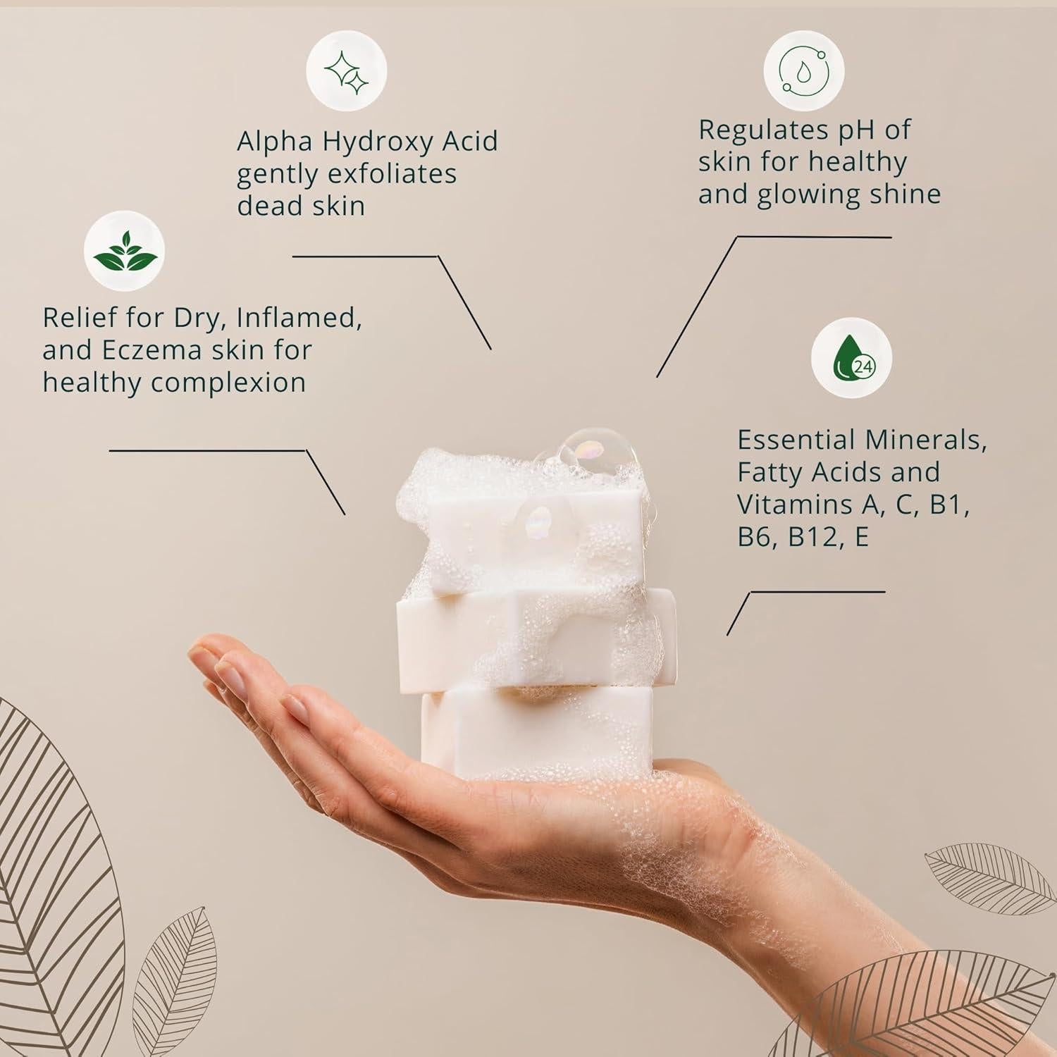 Jabón de Leche de Cabra Cloudsoap - Hidratante Natural 3x113g