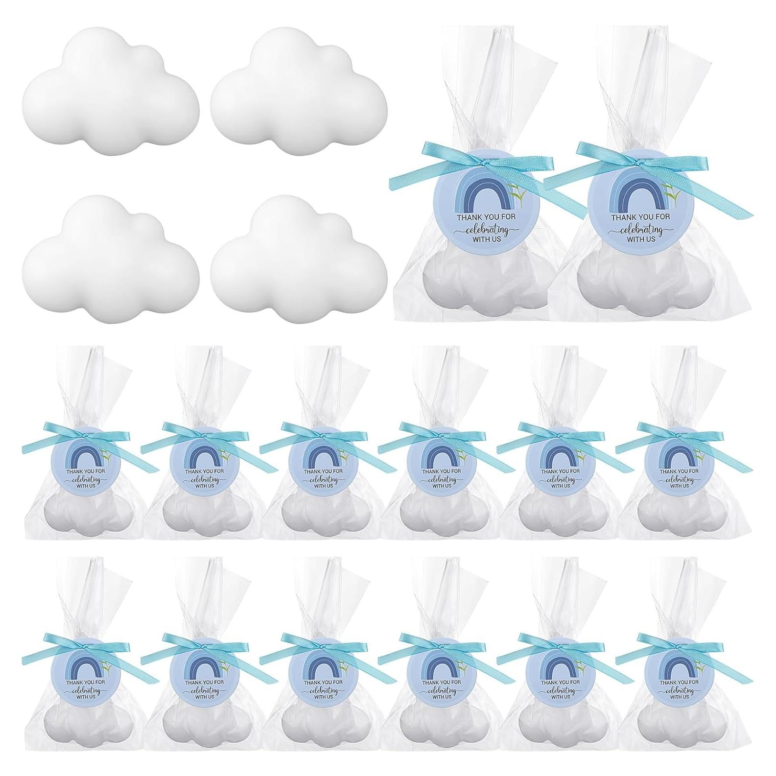 20 Jabones Decorativos en Forma de Nube Demissle - Regalos Fiesta Bebé