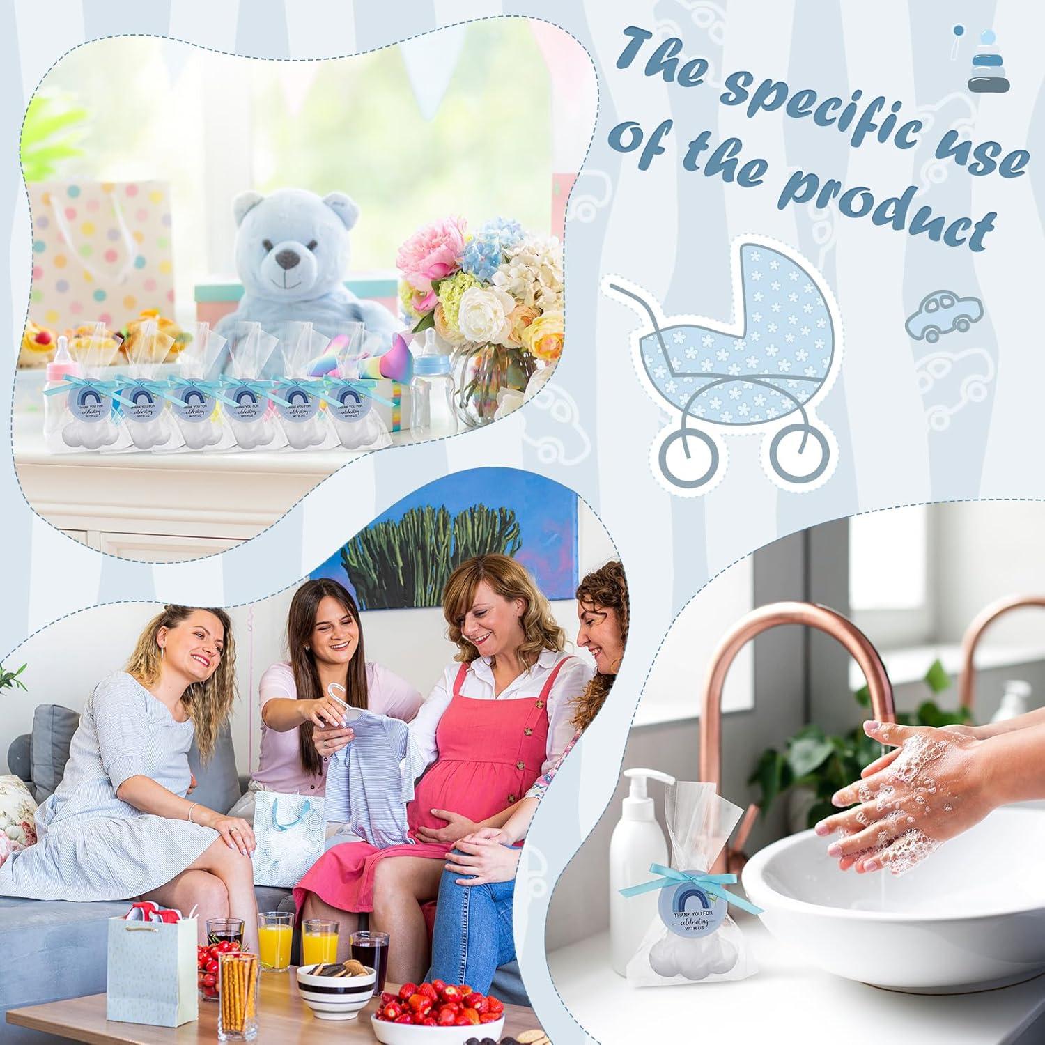 20 Jabones Decorativos en Forma de Nube Demissle - Regalos Fiesta Bebé