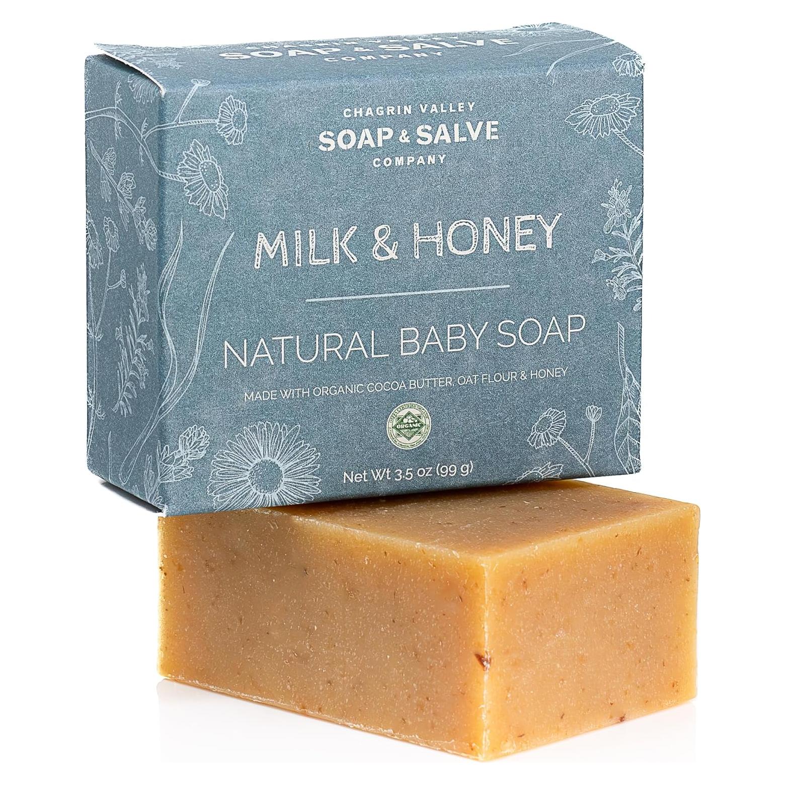 Jabón Natural para Bebés Chagrin Valley 99.22 g - Sin Fragancia