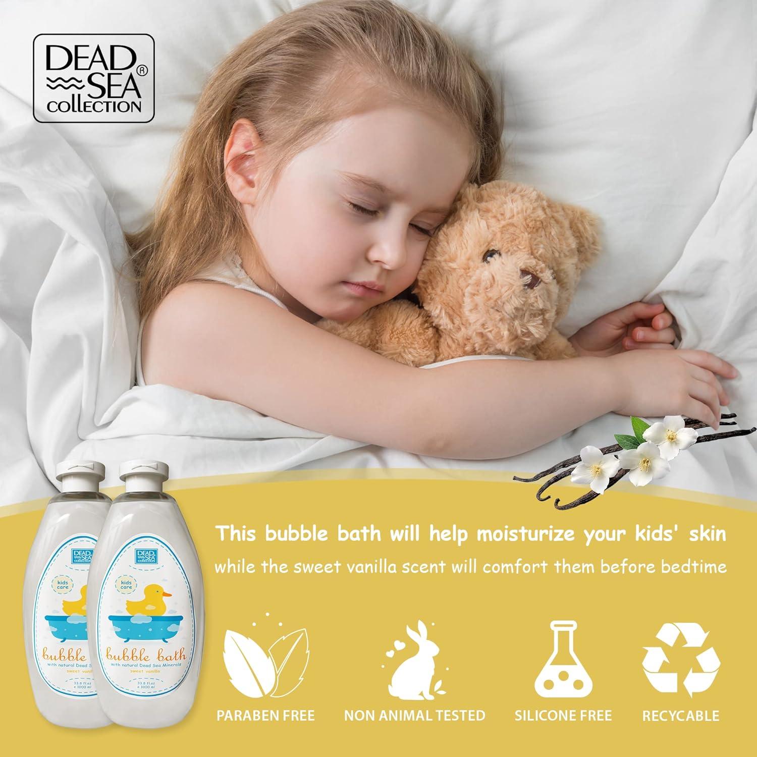 Baño de Burbujas Niños Vainilla Dulce Colección Mar Muerto 2L