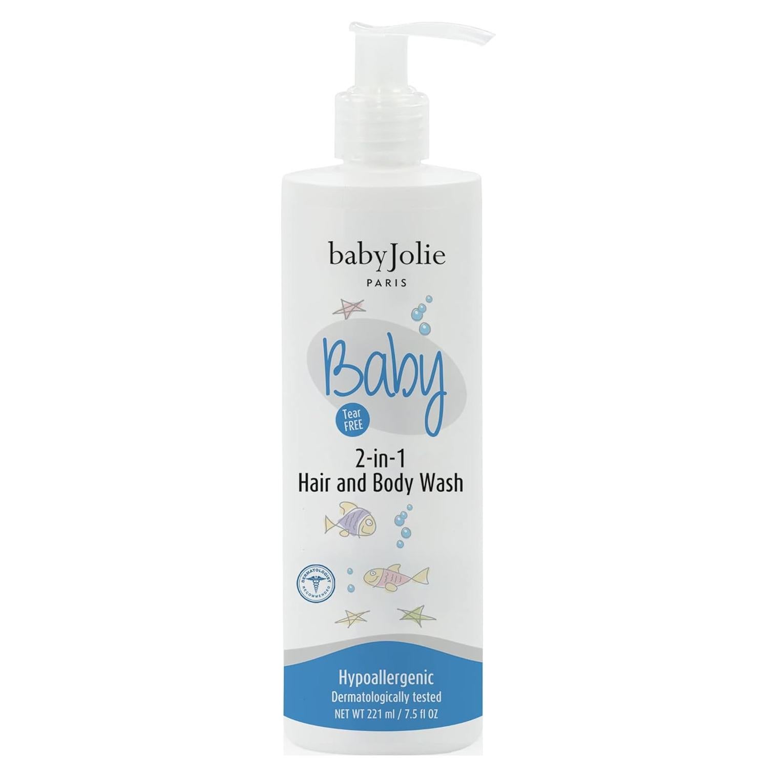 Gel de Baño 2-en-1 Baby Jolie para Bebés 221ml Sin Lagrimas