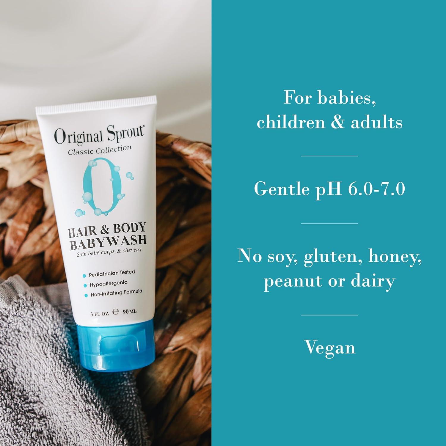 Champú y Gel de Baño Original Sprout Bebés 355 ml Hipoalergénico