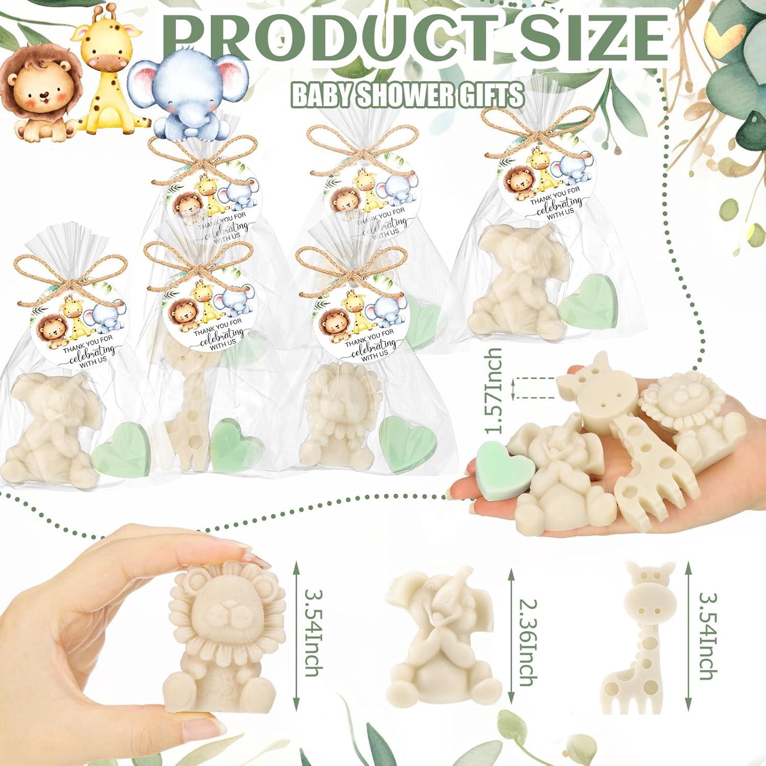 Juego de Jabones de Safari Demissle 20 Piezas Baby Shower