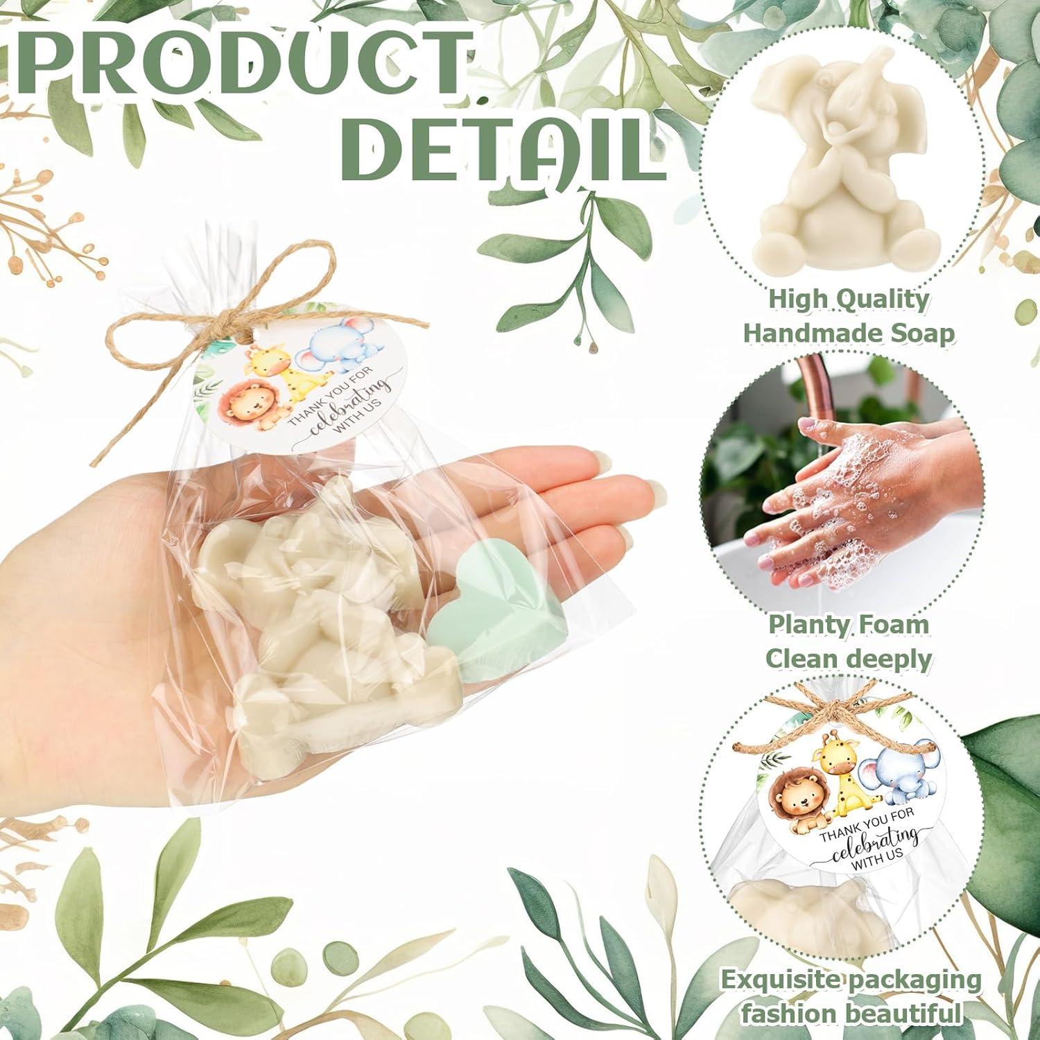 Juego de Jabones de Safari Demissle 20 Piezas Baby Shower