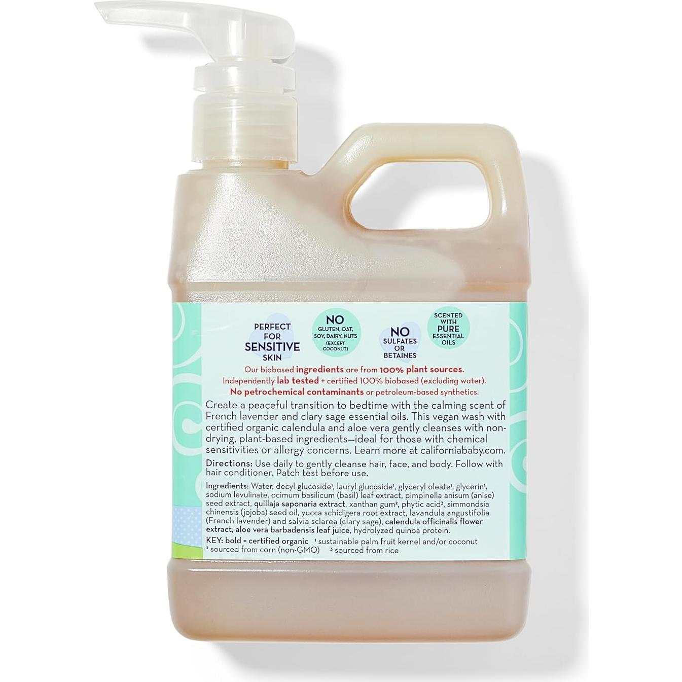 Champú y Gel de Baño Calmante California Baby 517 mL