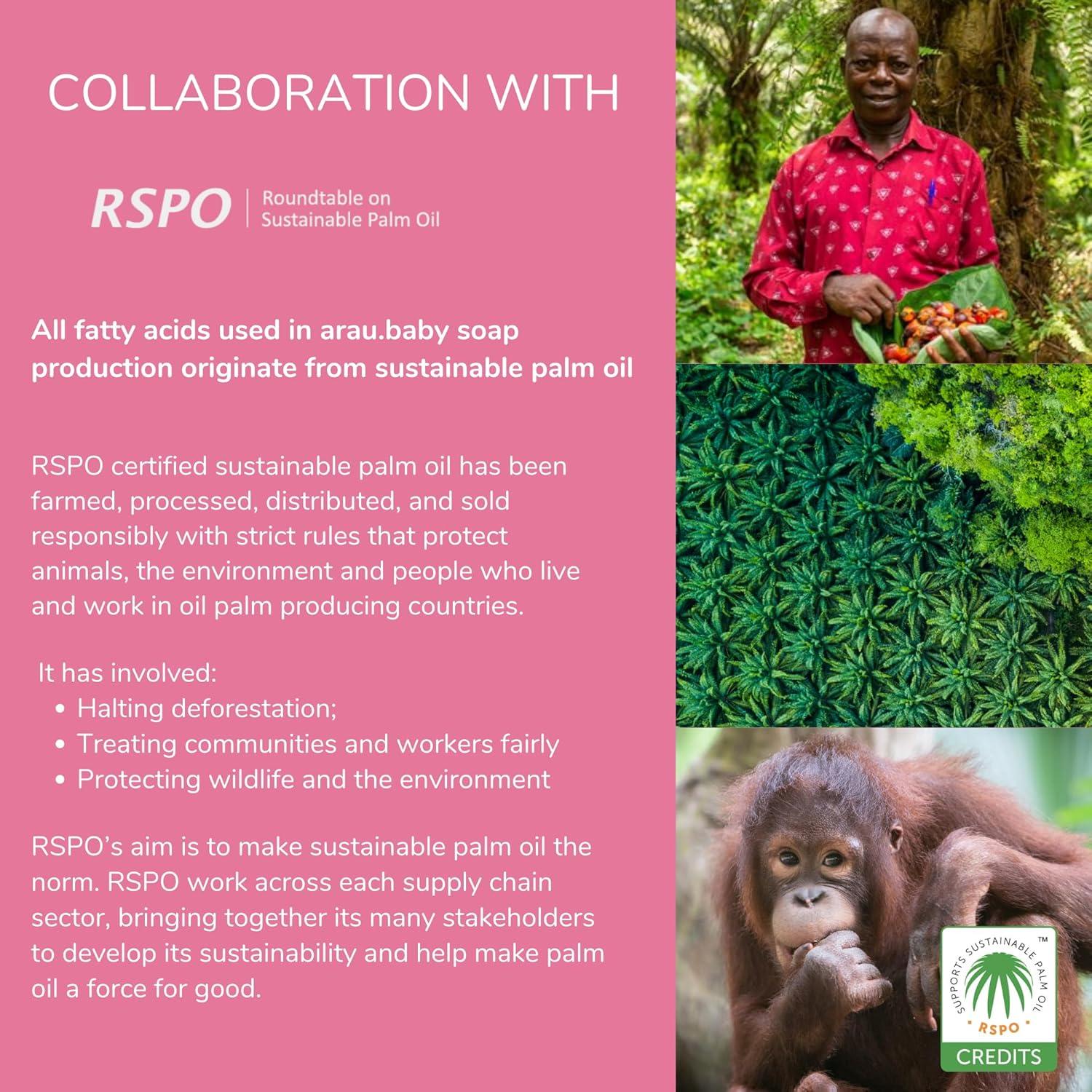 Jabón Espumoso para Bebés Arau Baby 450 ml Aroma Lavanda