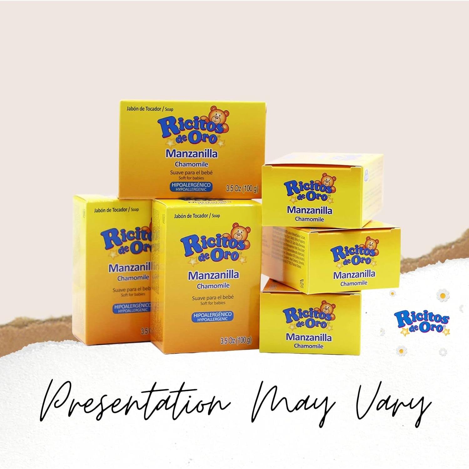 Jabón de Limpieza para Bebés Ricitos de Oro Manzanilla 6x99g